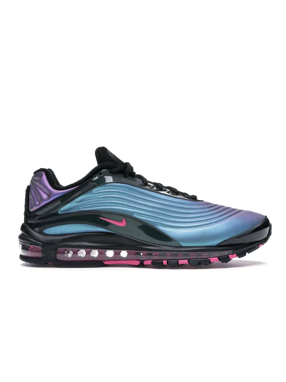 Мужские кроссовки Lifestyle Nike Air Max Deluxe — изображение 1 из 4, черный/-фиолетовый