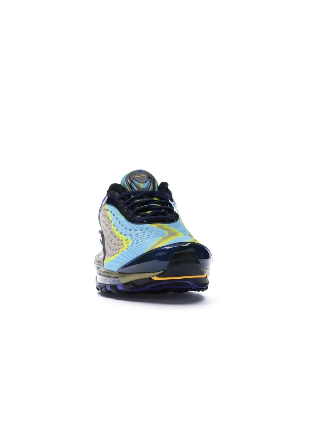 Мужские кроссовки для повседневной носки Nike Air Max Deluxe — изображение 2 из 4, темно-синий оранжевый