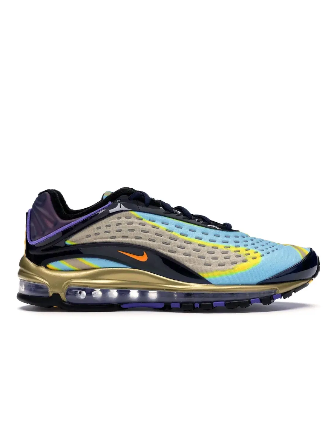 Женские кроссовки Lifestyle Nike Air Max Deluxe Nike — изображение 1 из 4, темно-синий/оранжевый