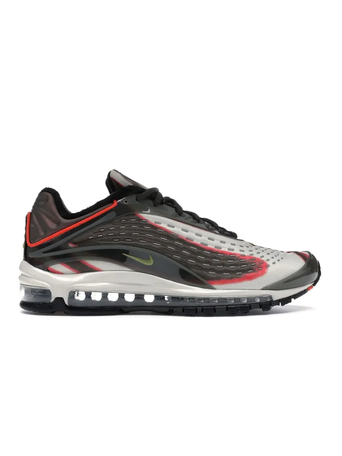Мужские кроссовки lifestyle с принтом Nike Air Max Deluxe Nike — изображение 1 из 4, зеленый-оранжевый-черный