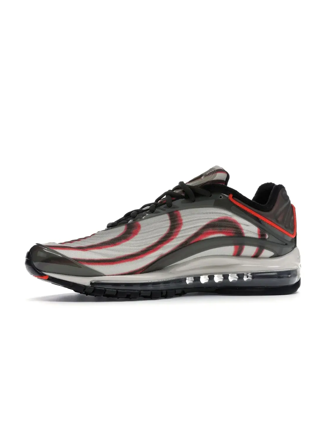 Мужские кроссовки lifestyle с принтом Nike Air Max Deluxe Nike — изображение 3 из 4, зеленый-оранжевый-черный