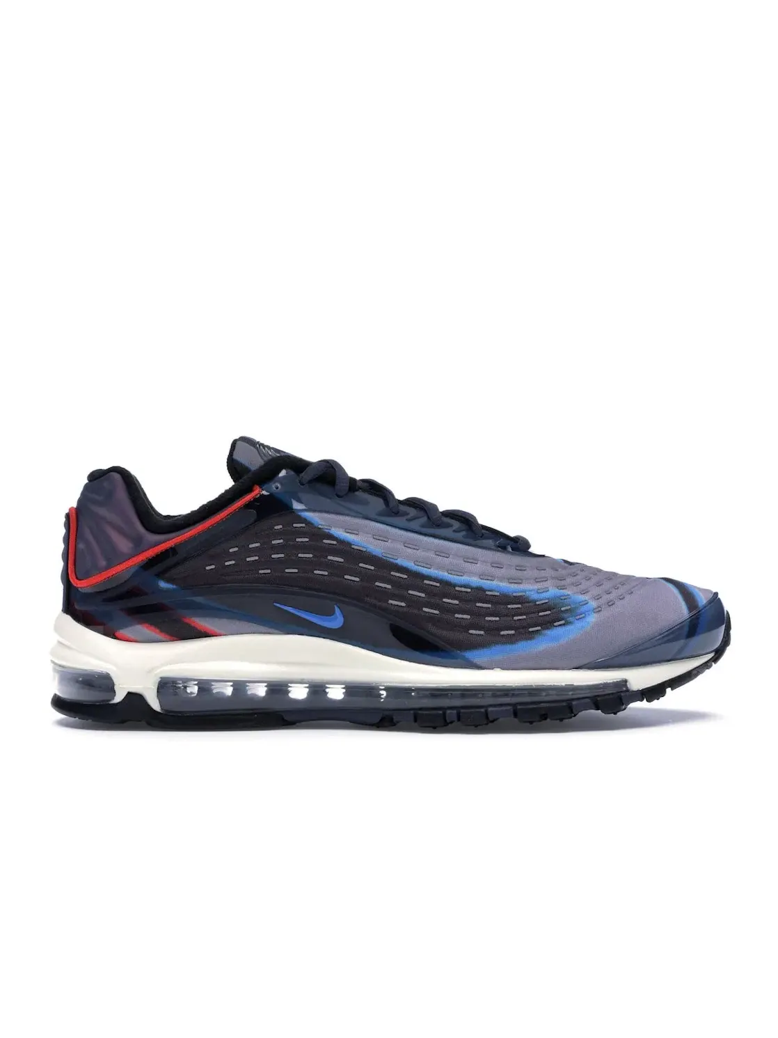 Мужские кроссовки Lifestyle с амортизацией Nike Air Max Deluxe Nike — изображение 1 из 4, синий/синий-серый-черный