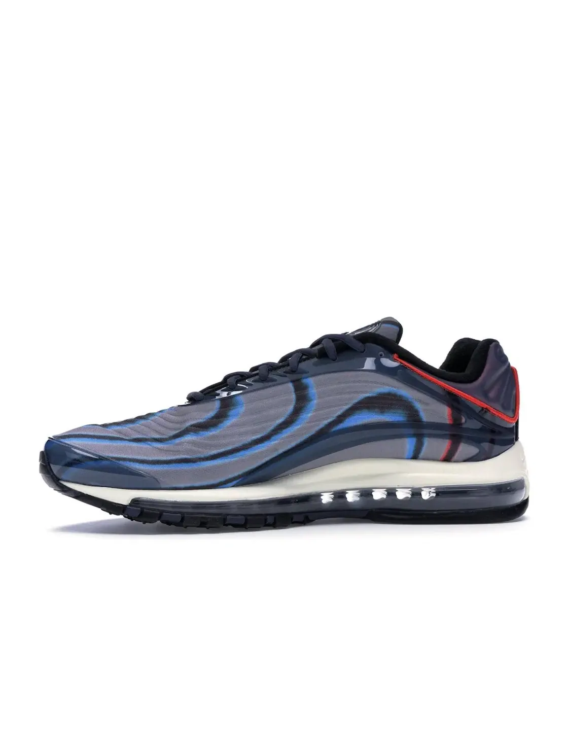 Мужские кроссовки Lifestyle с амортизацией Nike Air Max Deluxe Nike — изображение 3 из 4, синий/синий-серый-черный