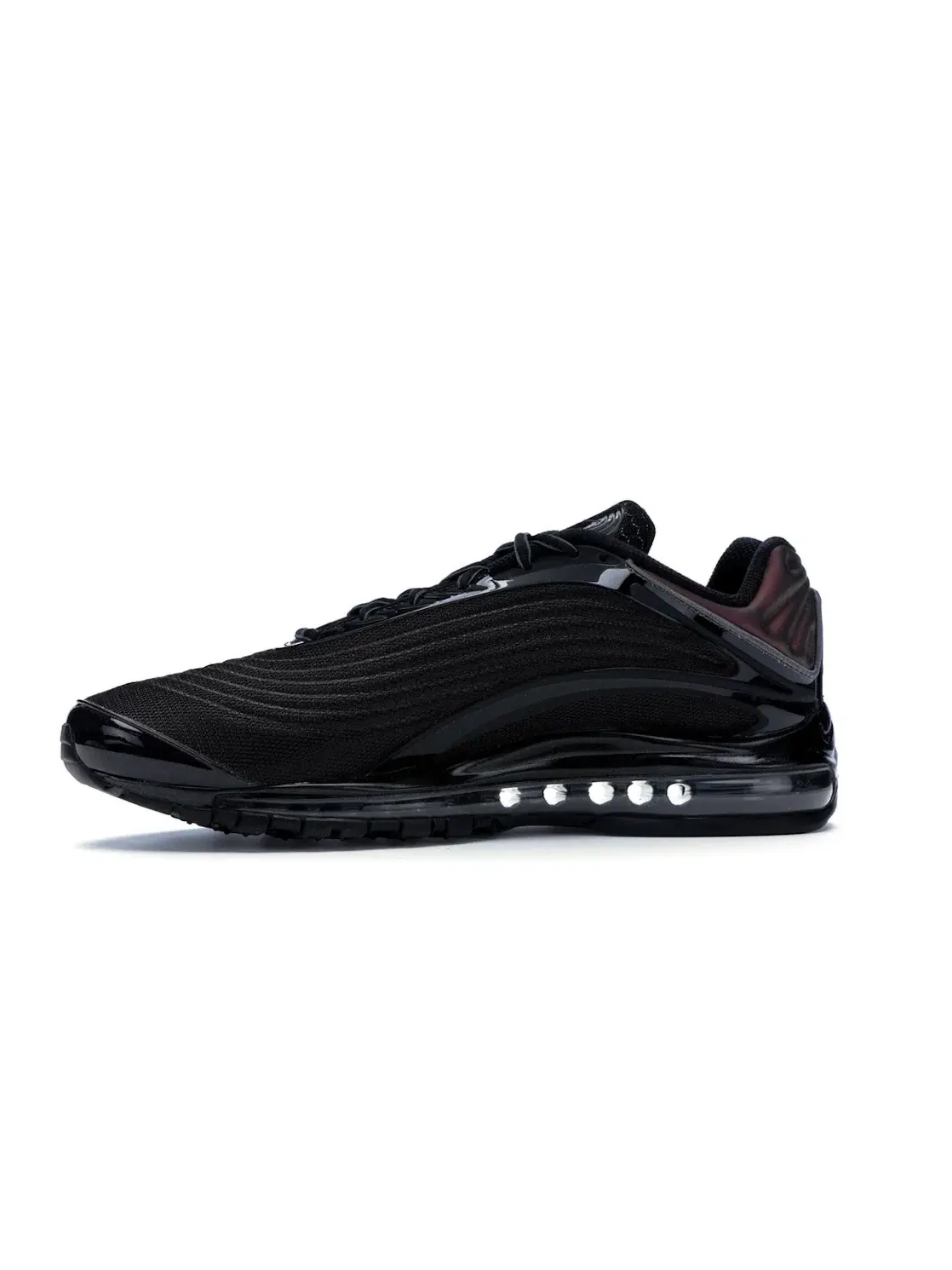 Мужские кроссовки Lifestyle с амортизацией Nike Air Max Deluxe Nike — изображение 3 из 4, черный/темный серый