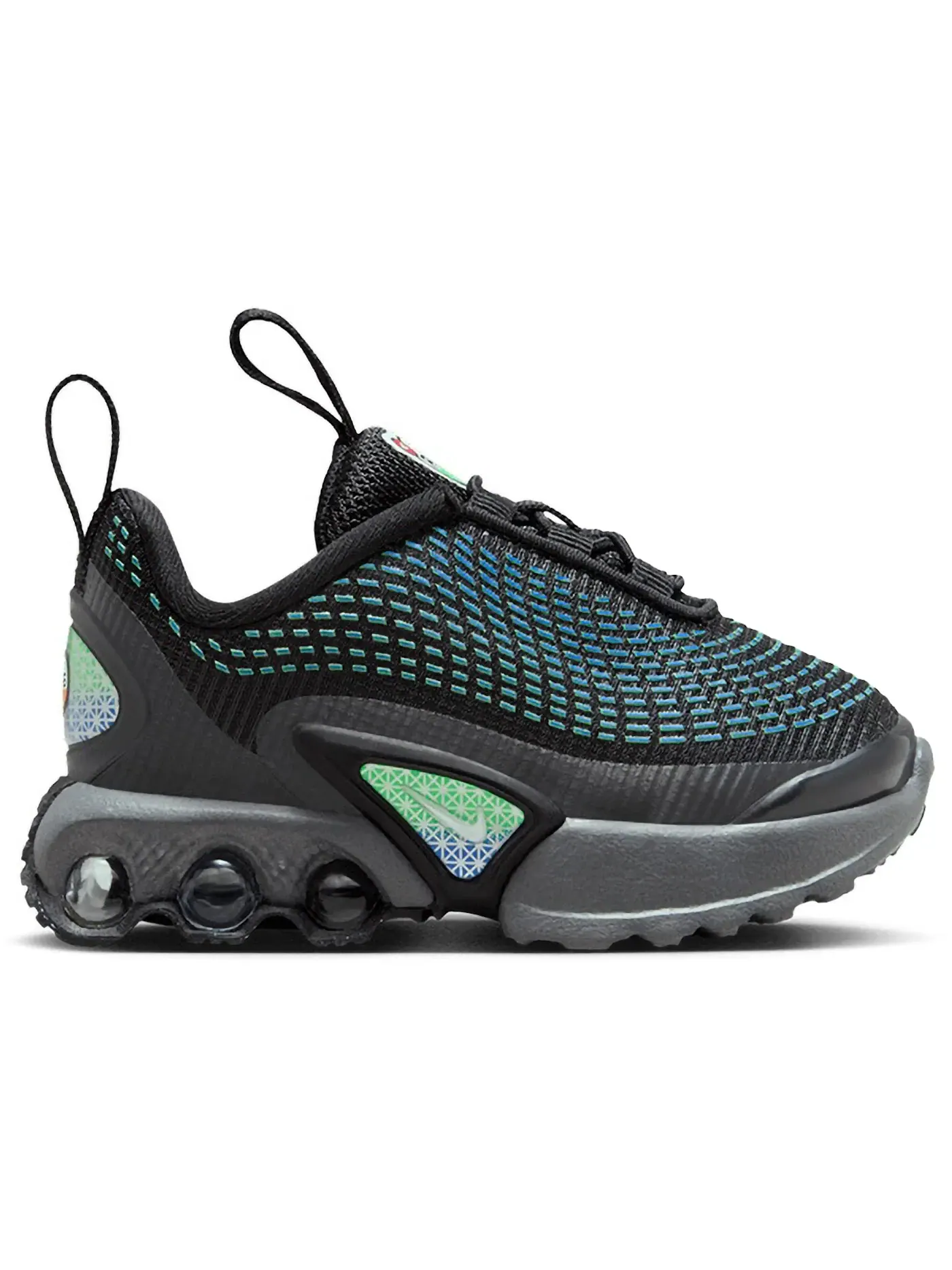 Детские кроссовки Lifestyle Nike Air Max Dn Nike — изображение 1 из 1, черный//зеленый/белый
