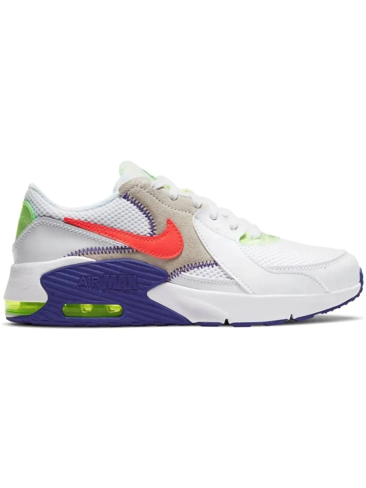 Детские кроссовки для мальчиков с амортизацией Nike Air Max Excee AMD — изображение 1 из 1, белый/индиго//яркий
