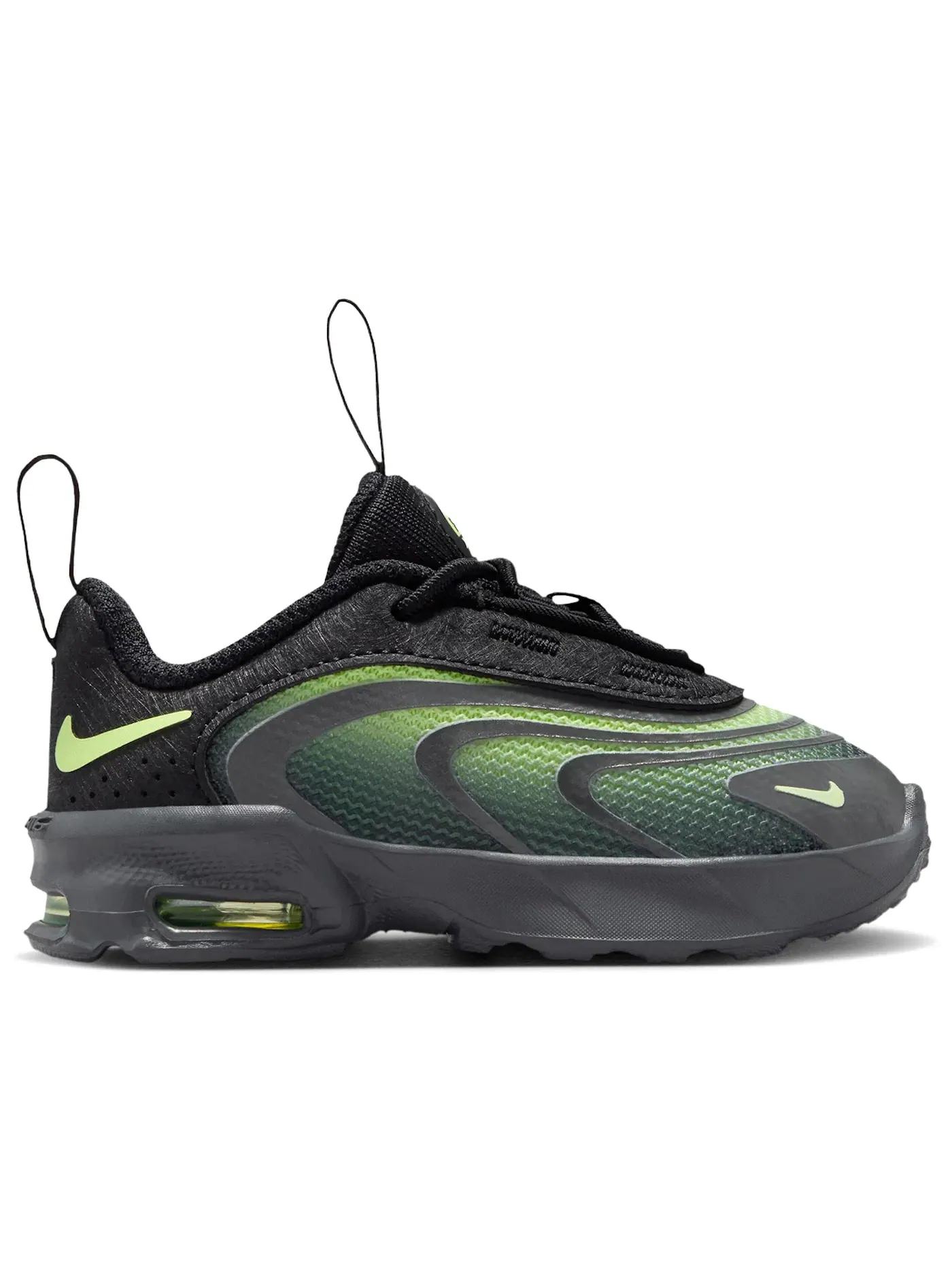 Детские кроссовки для мальчиков с амортизацией Nike Air Max Fire Nike — изображение 1 из 1, черный/серый