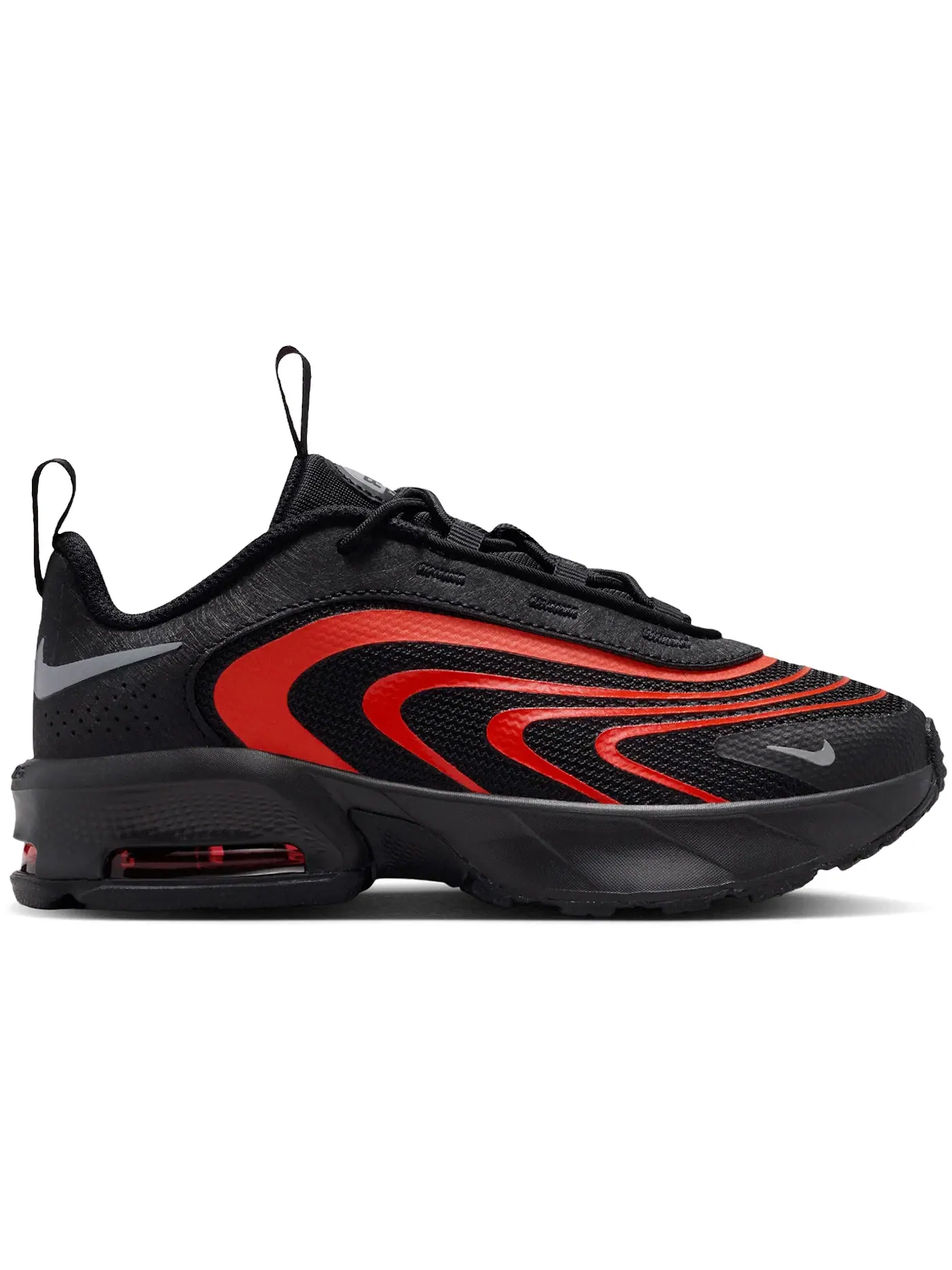 Детские кроссовки для мальчиков с повседневным стилем Nike Air Max Fire Nike — изображение 1 из 1, черный/красный/серый