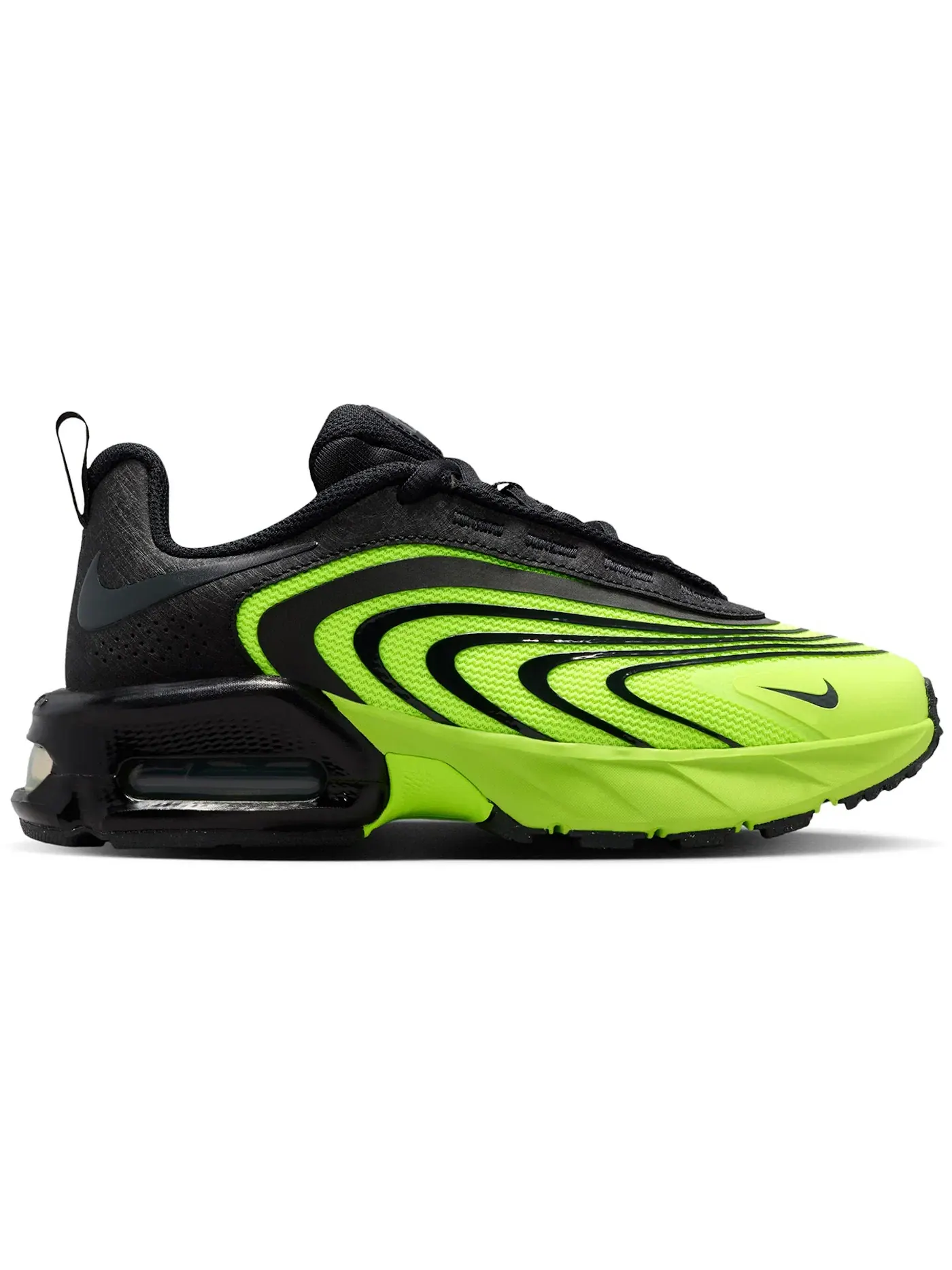 Детские кроссовки Lifestyle с длинным шнурком Nike Air Max Fire Nike — изображение 1 из 1, черный/темный серый
