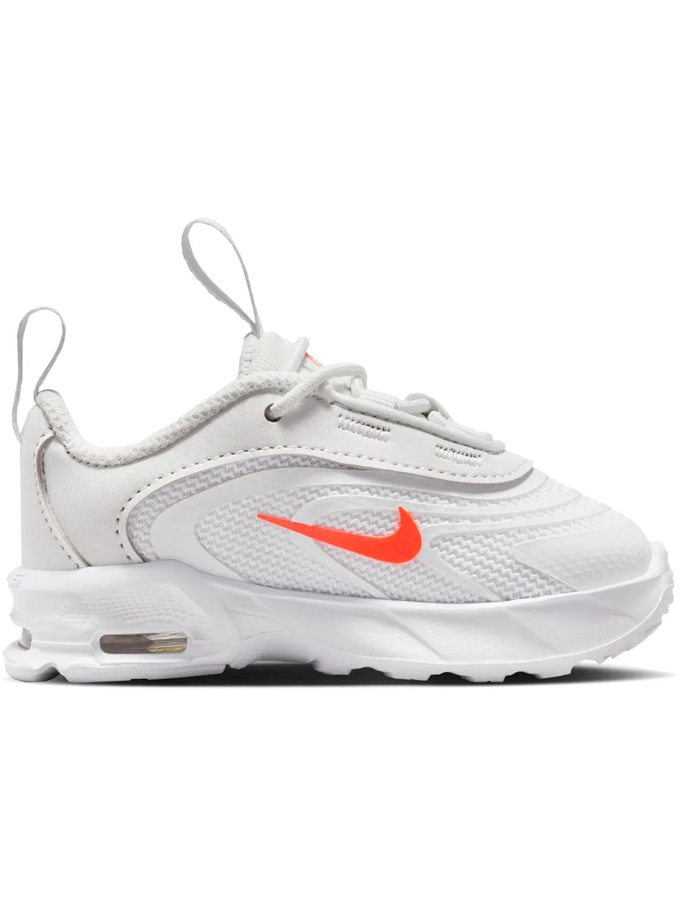 Детские кроссовки Lifestyle с длинным шнурком Nike Air Max Fire — изображение 1 из 1, белый/белый
