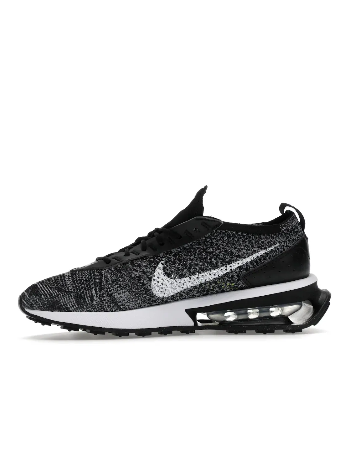 Женские кроссовки с сетчатым верхом Nike Air Max Flyknit Racer Nike — изображение 3 из 4, черный/белый