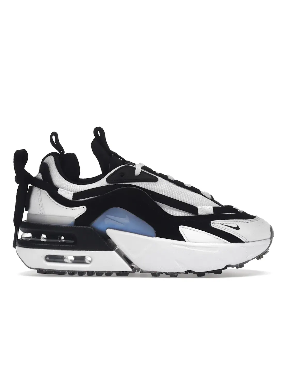 Женские кроссовки с массивной подошвой Nike Air Max Furyosa — изображение 1 из 4, черный/белый/черный