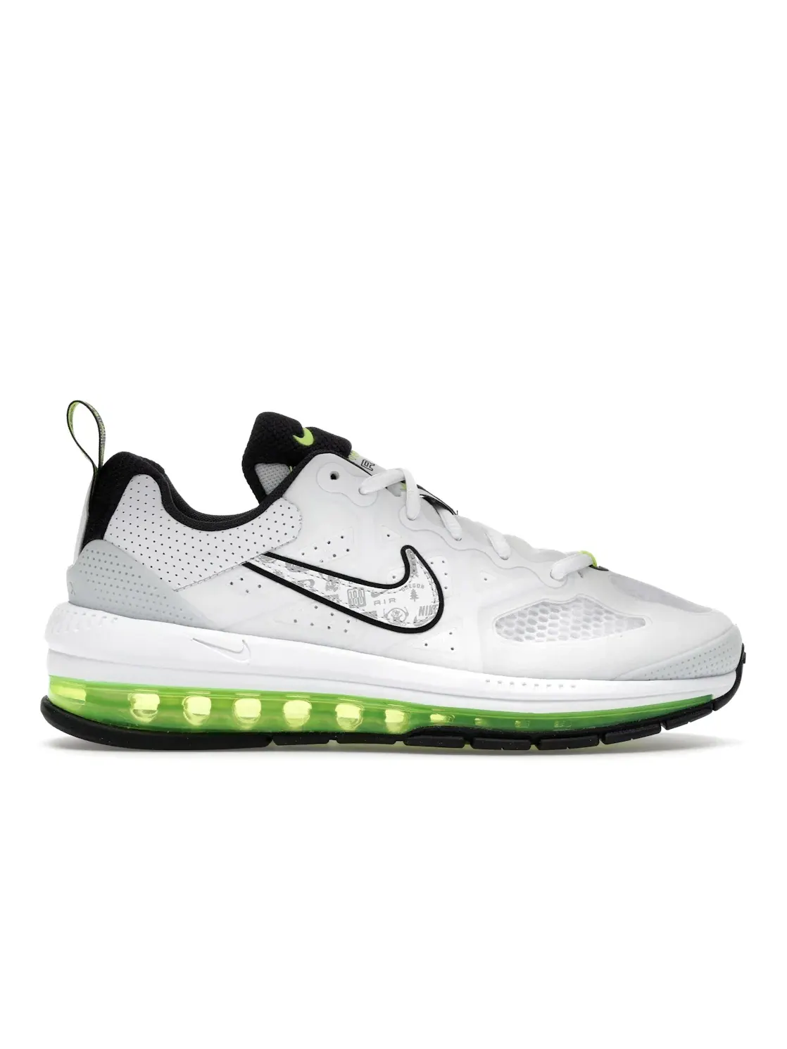 Мужские кроссовки Lifestyle Nike Air Max Genome — изображение 1 из 4, белый/черный/неоновый