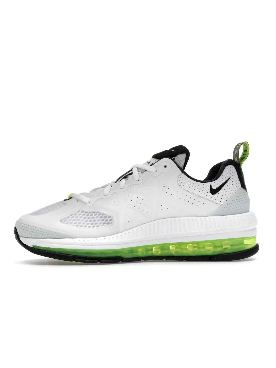 Мужские кроссовки Lifestyle Nike Air Max Genome — изображение 3 из 4, белый/черный/неоновый
