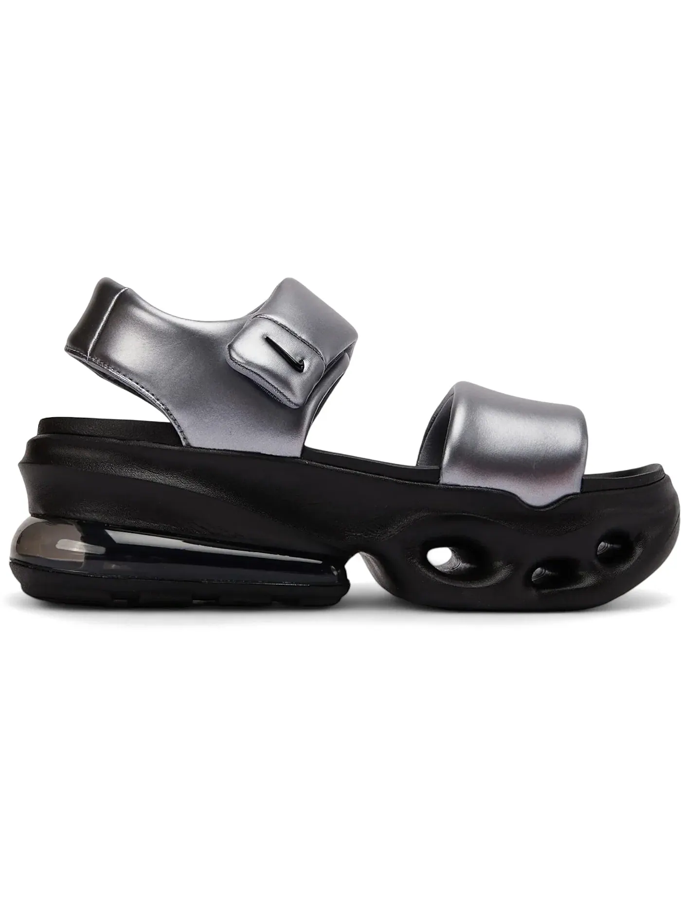 Женские сандалии с ремешками Nike Air Max Halo Sandal — изображение 1 из 1, металлик серый/черный