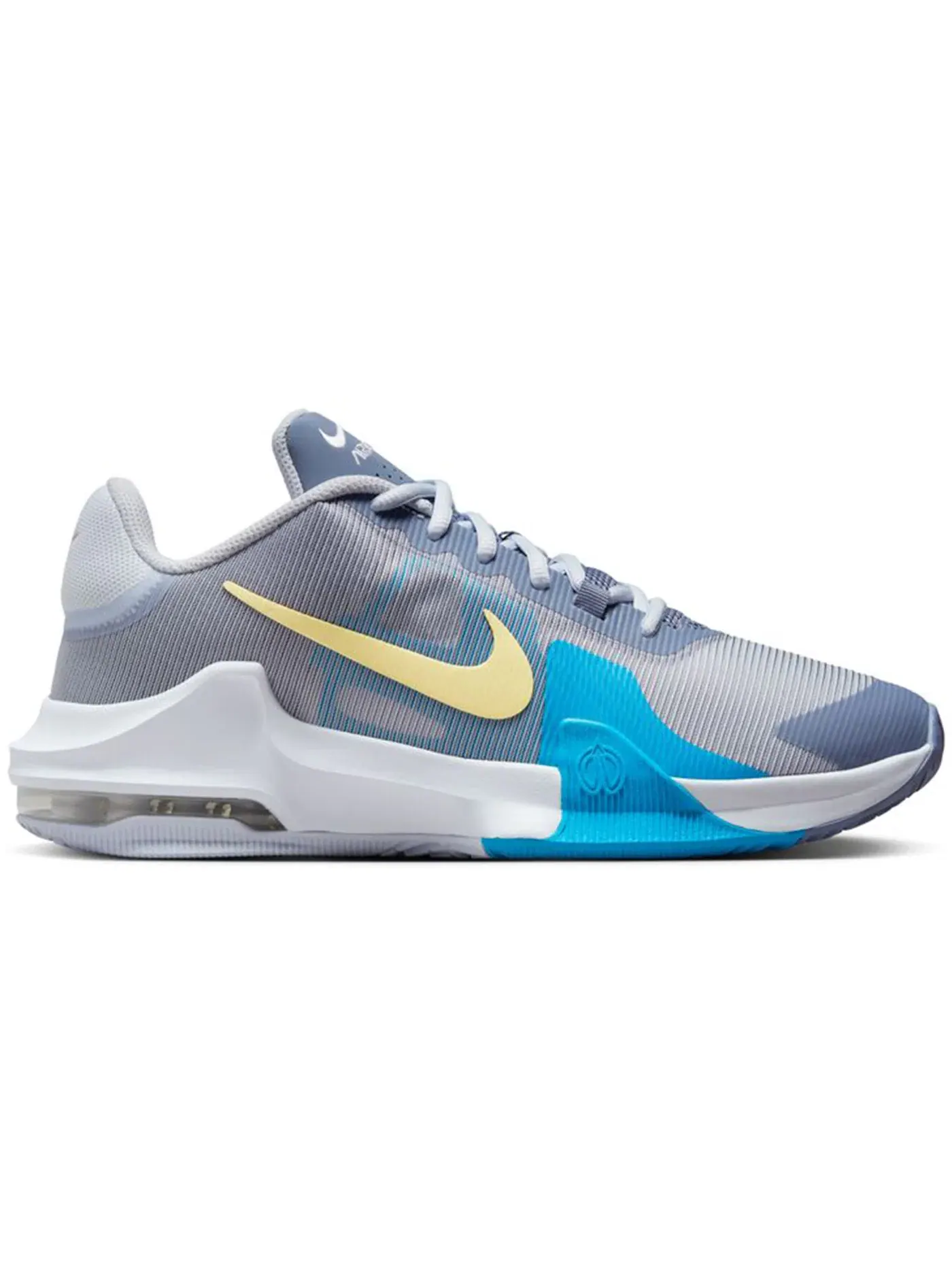 Мужские кроссовки для баскетбола Nike Air Max Impact 4 Nike — изображение 1 из 1, серый/синий