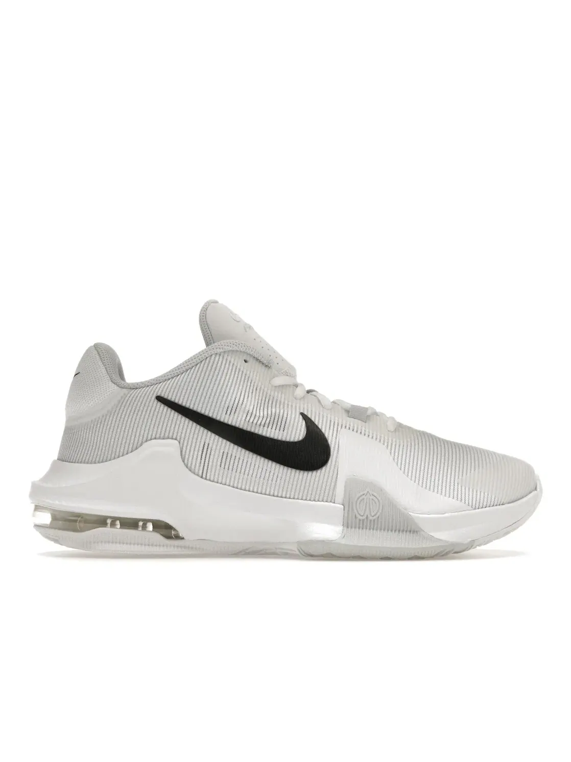Мужские кроссовки баскетбольные Nike Air Max Impact 4 — изображение 1 из 4, белый платиновый черный