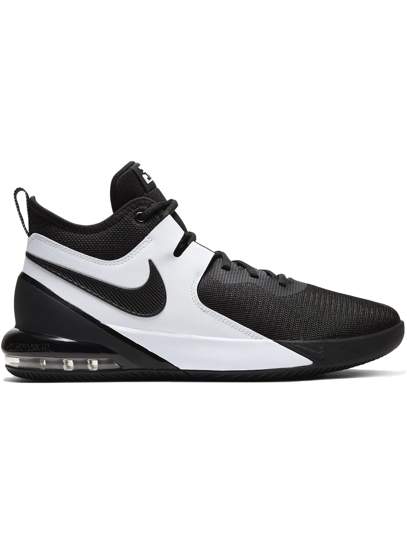 Мужские кроссовки для баскетбола Nike Air Max Impact — изображение 1 из 1, черный/белый-черный