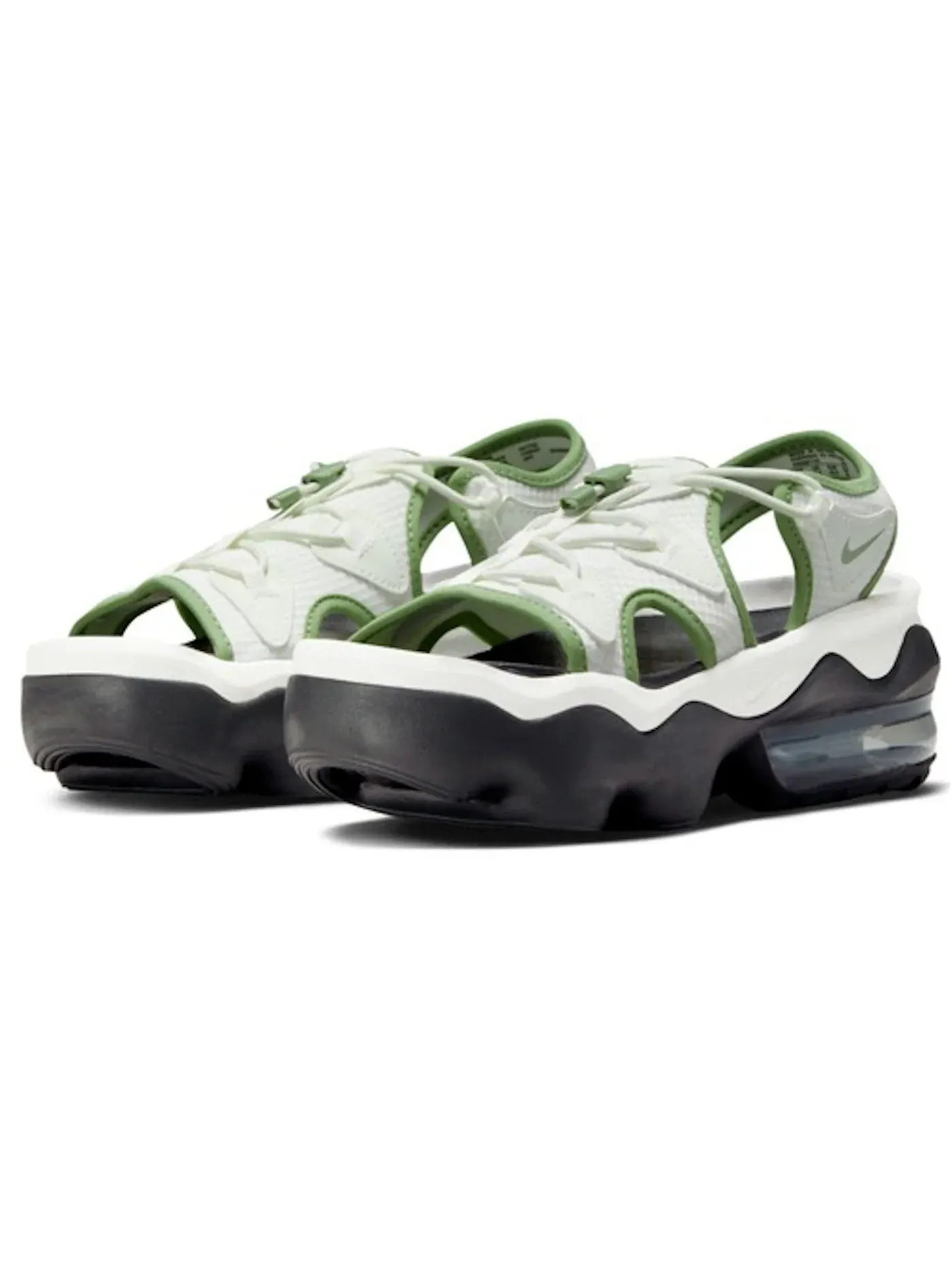 Женские сандалии-шлепанцы Nike Air Max Koko — изображение 2 из 3, белый/черный//зеленый