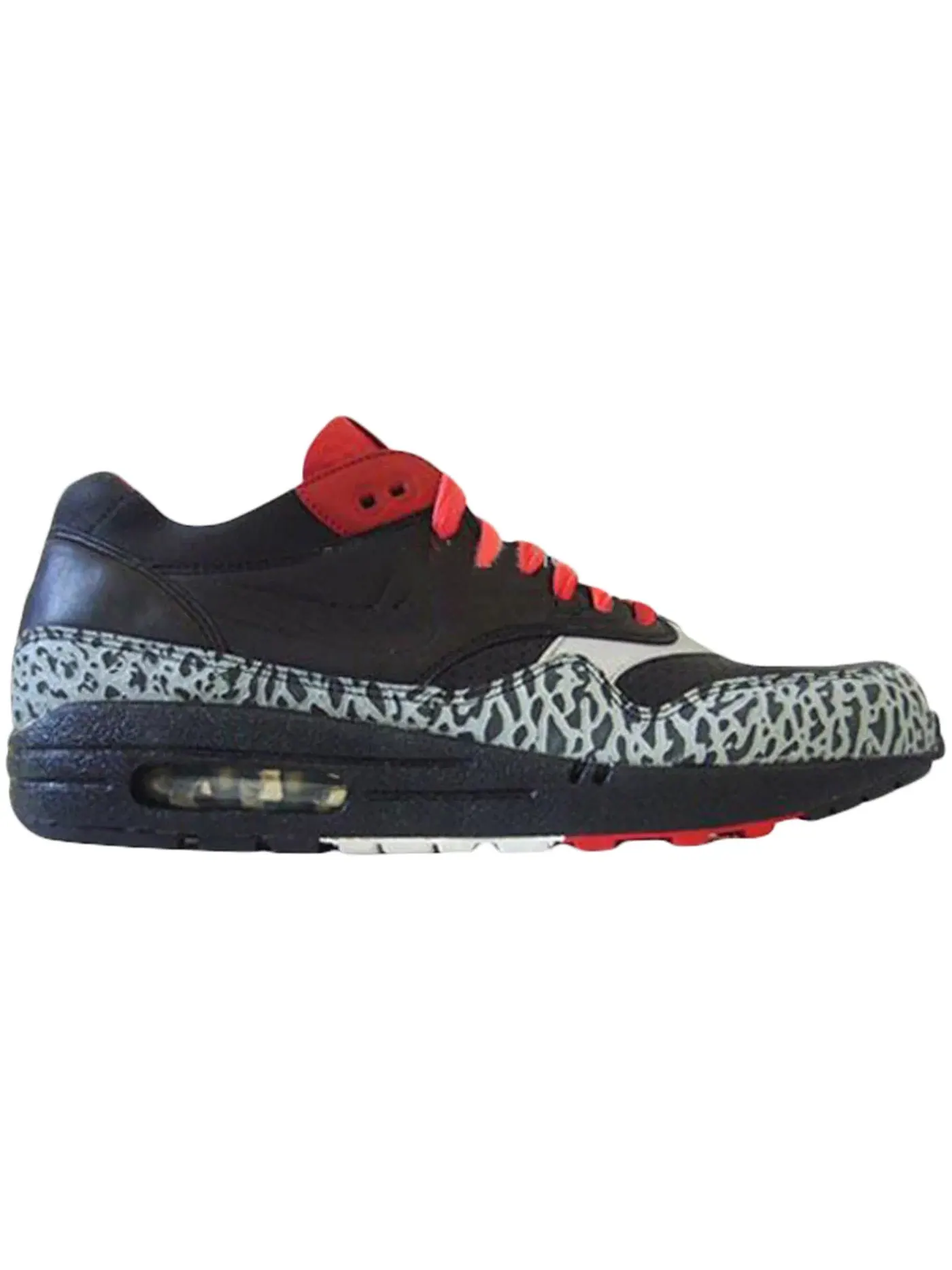 Мужские кроссовки Lifestyle Nike Air Max 1 NL Premium — изображение 1 из 1, черный/черный-красный
