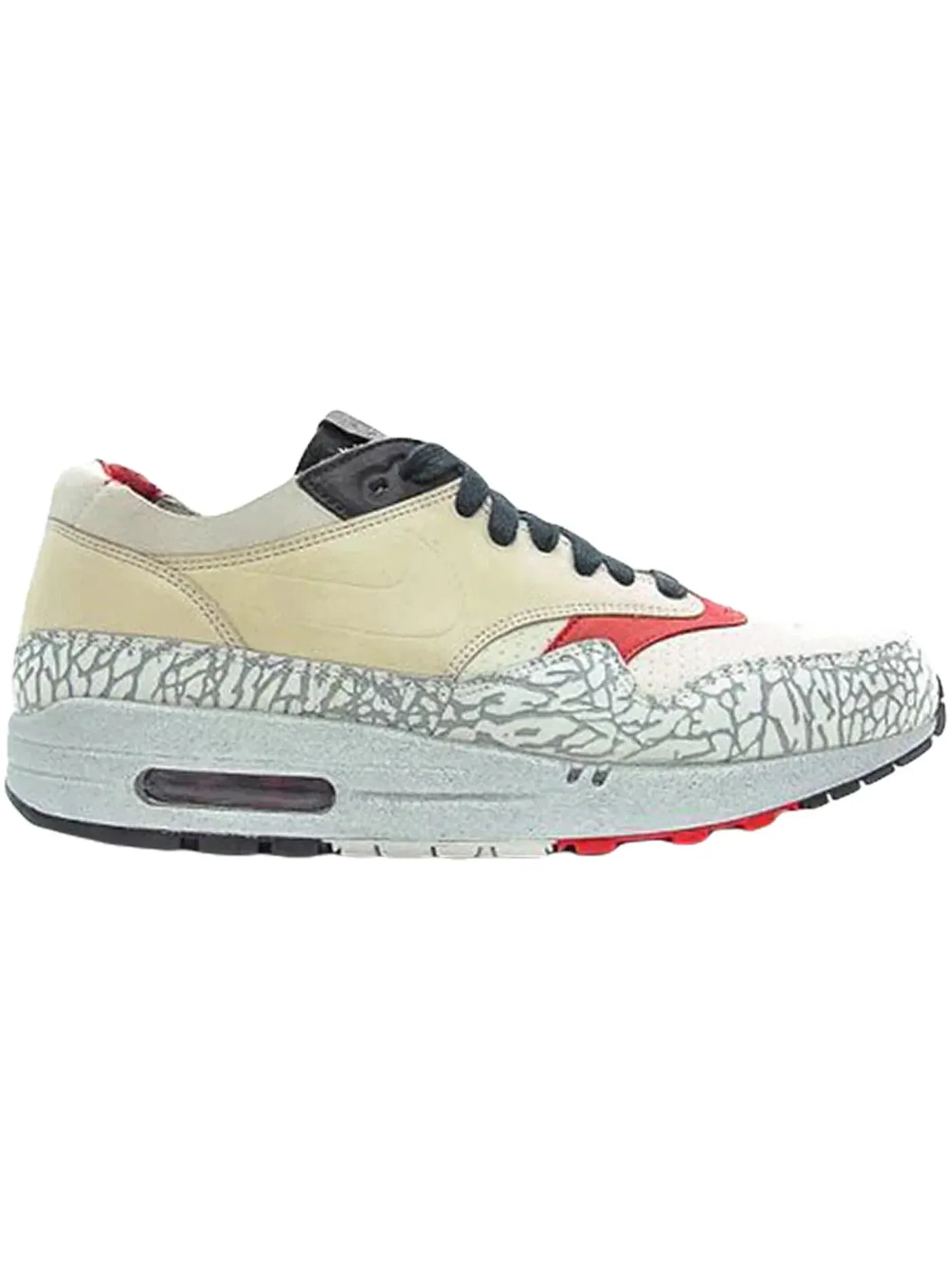 Мужские кроссовки Lifestyle Nike Air Max 1 NL Premium — изображение 1 из 1, серый красный