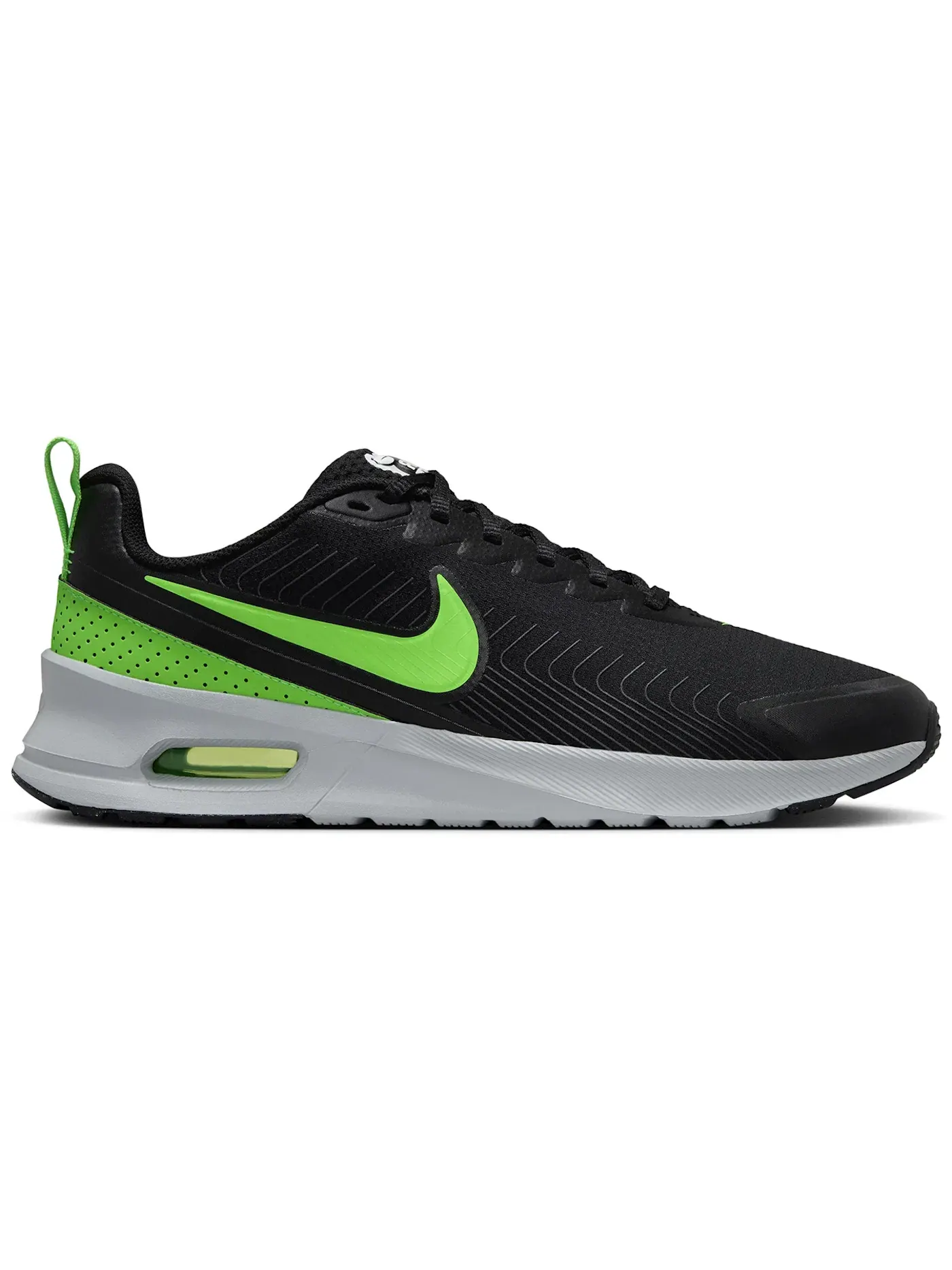 Мужские кроссовки Lifestyle Nike Air Max Nuaxis Nike — изображение 1 из 1, черный//серый/зеленый