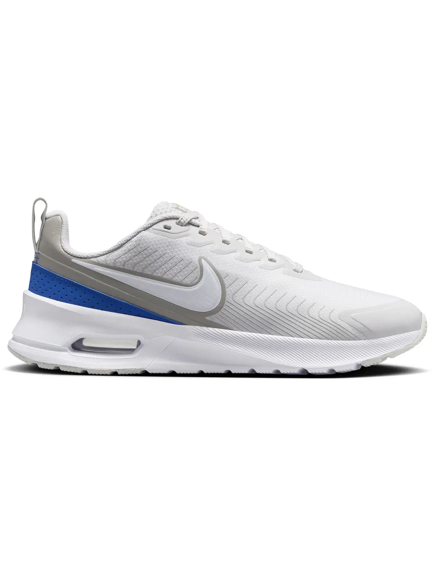 Мужские кроссовки с амортизацией Nike Air Max Nuaxis Nike — изображение 1 из 1, серый/серый/синий/белый