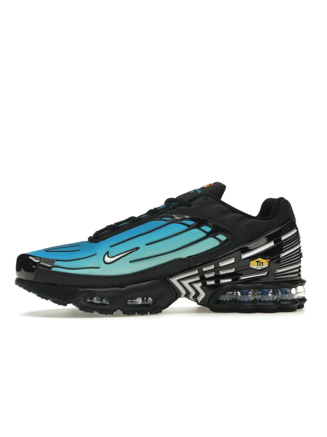 Мужские кроссовки Lifestyle Nike Air Max Plus 3 — изображение 3 из 4, черный/голубой