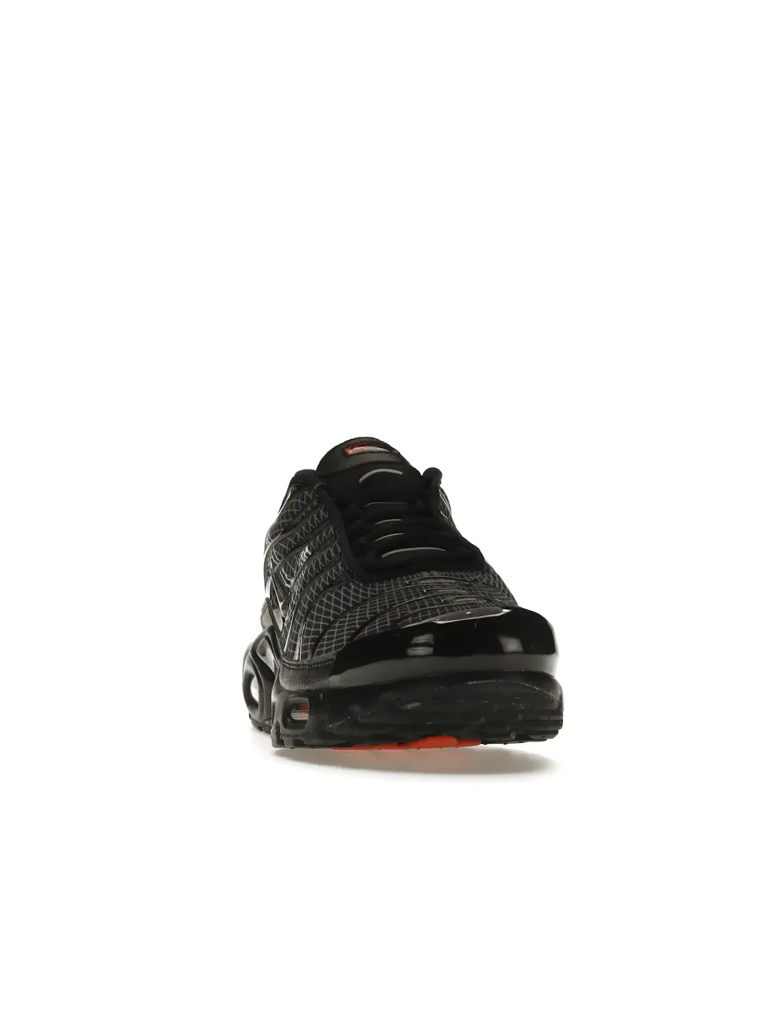 Мужские кроссовки Lifestyle с 3D Swoosh Nike Air Max Plus Nike — изображение 2 из 4, черный/белый/оранжевый