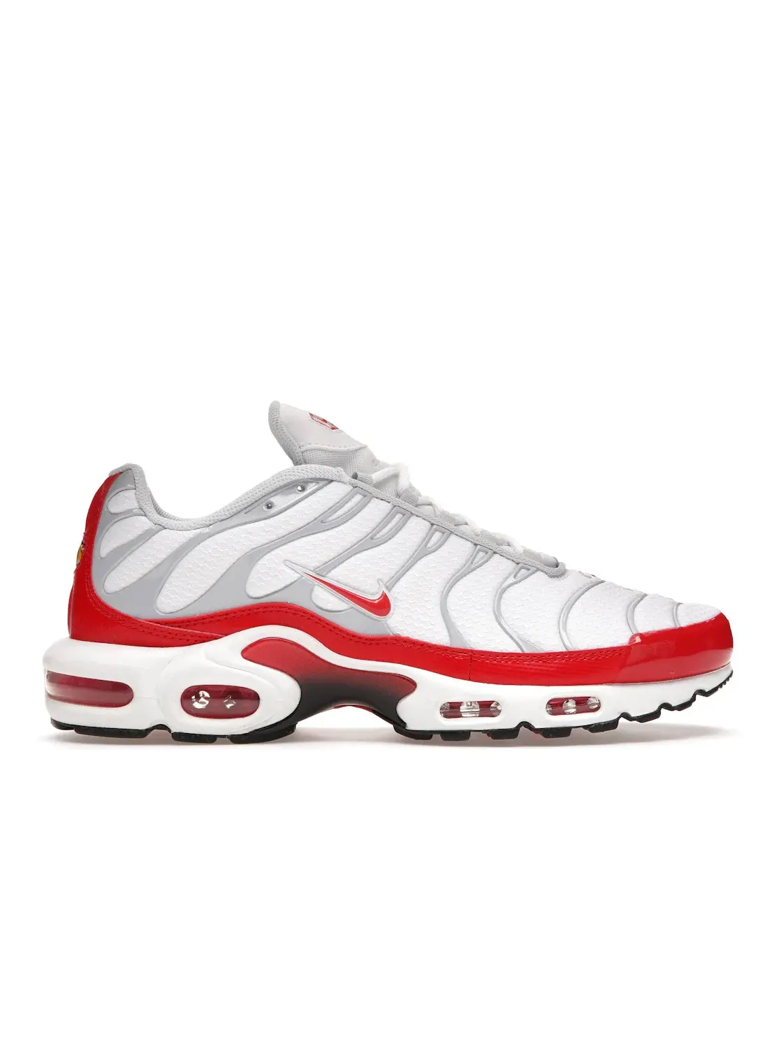 Мужские кроссовки Lifestyle с амортизацией Nike Air Max Plus Nike — изображение 1 из 4, белый/серый-красный