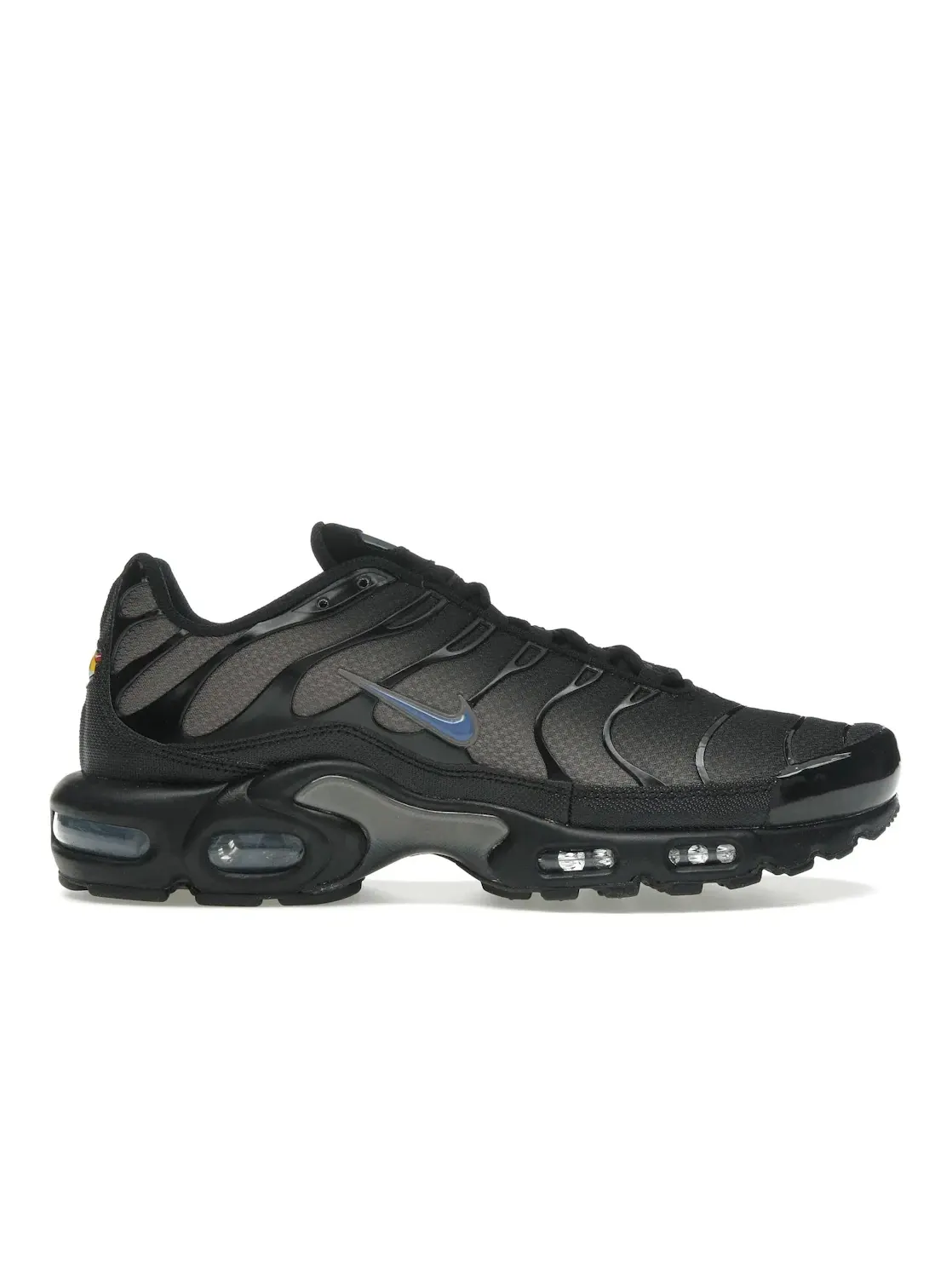 Мужские кроссовки Lifestyle с амортизацией Tuned Air Nike Air Max Plus — изображение 1 из 4, черный//синий