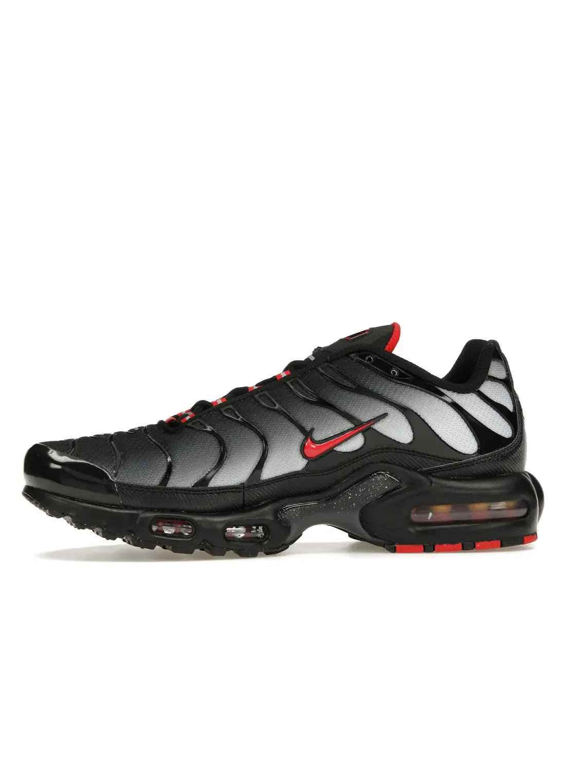 Мужские кроссовки с градиентом Nike Air Max Plus — изображение 3 из 4, черный/серый-красный