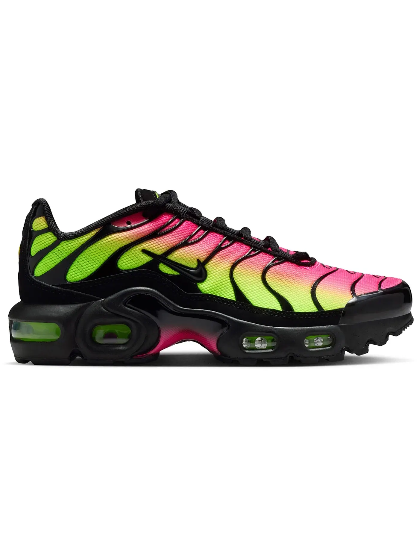 Детские кроссовки с амортизацией Air Max Plus Nike — изображение 1 из 1, черный/розовый//черный