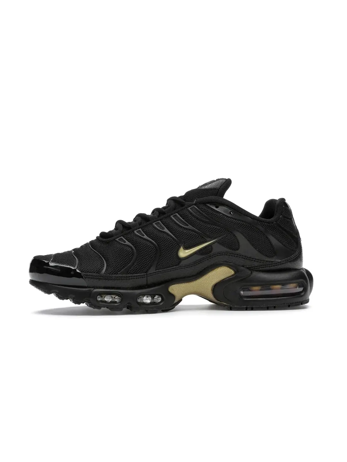 Мужские кроссовки Lifestyle Nike Air Max Plus Black/Metallic Gold — изображение 3 из 4