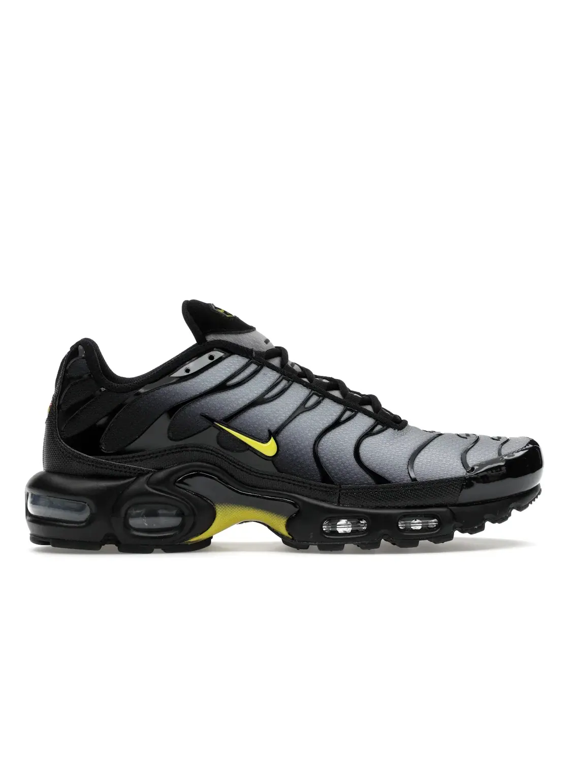 Мужские кроссовки с сетчатым верхом Nike Air Max Plus — изображение 1 из 4, черный/серый/желтый
