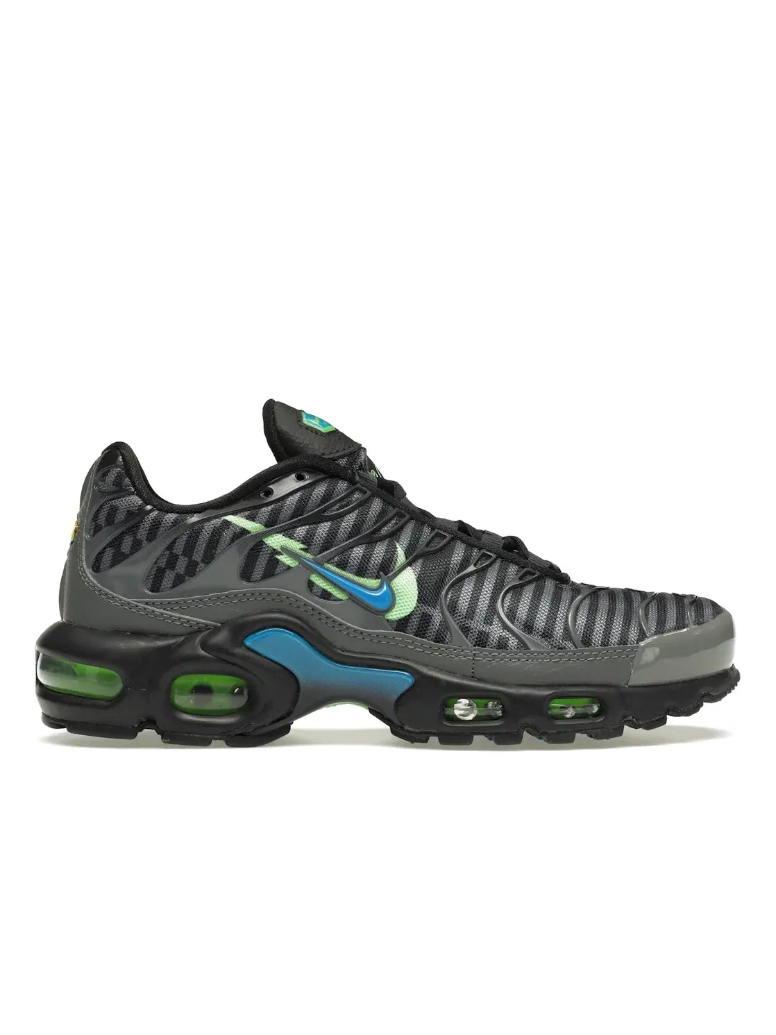 Мужские кроссовки Lifestyle Nike Air Max Plus — изображение 1 из 4, серый/неоновый-синий