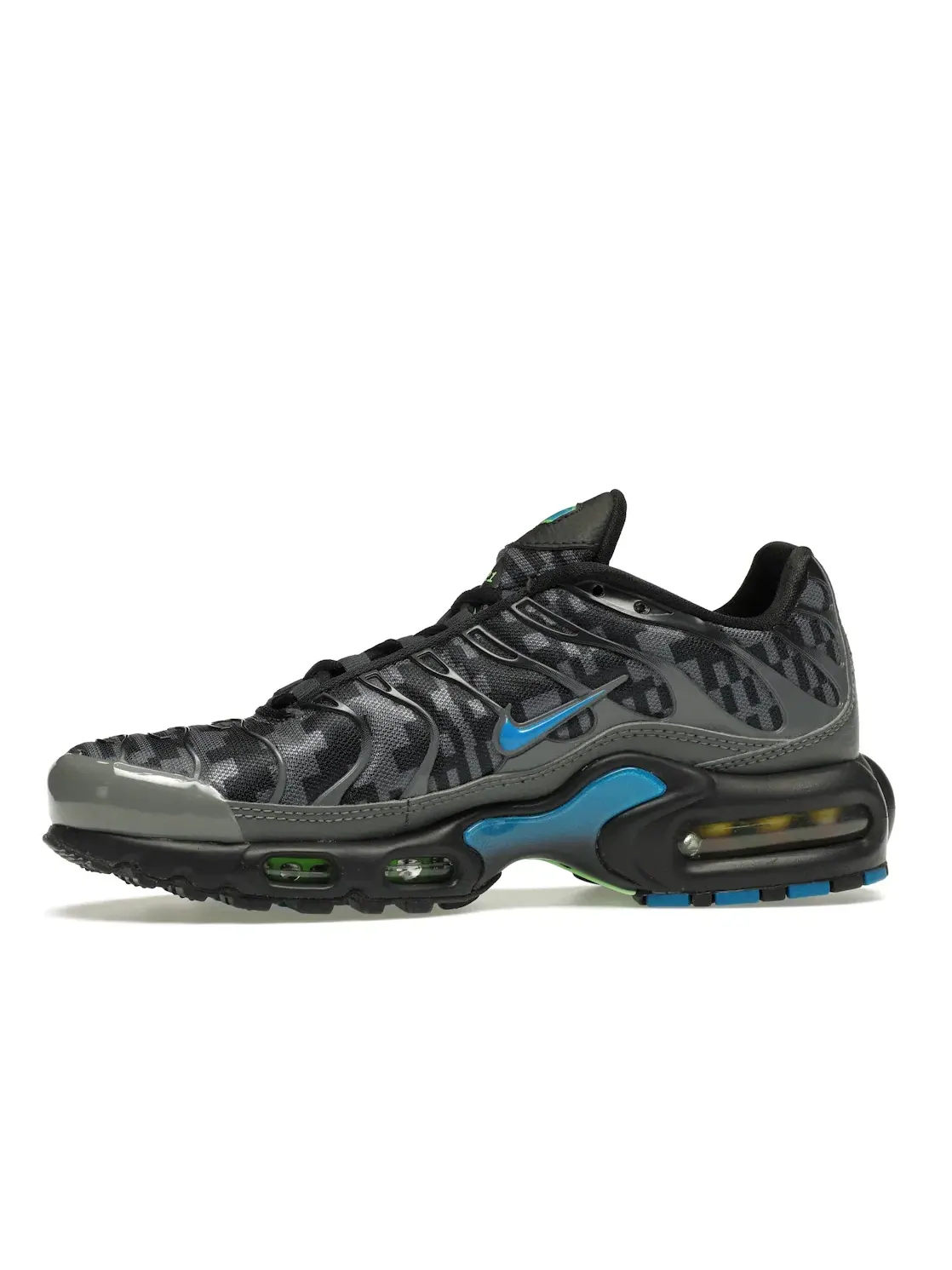 Мужские кроссовки Lifestyle Nike Air Max Plus — изображение 3 из 4, серый/неоновый-синий