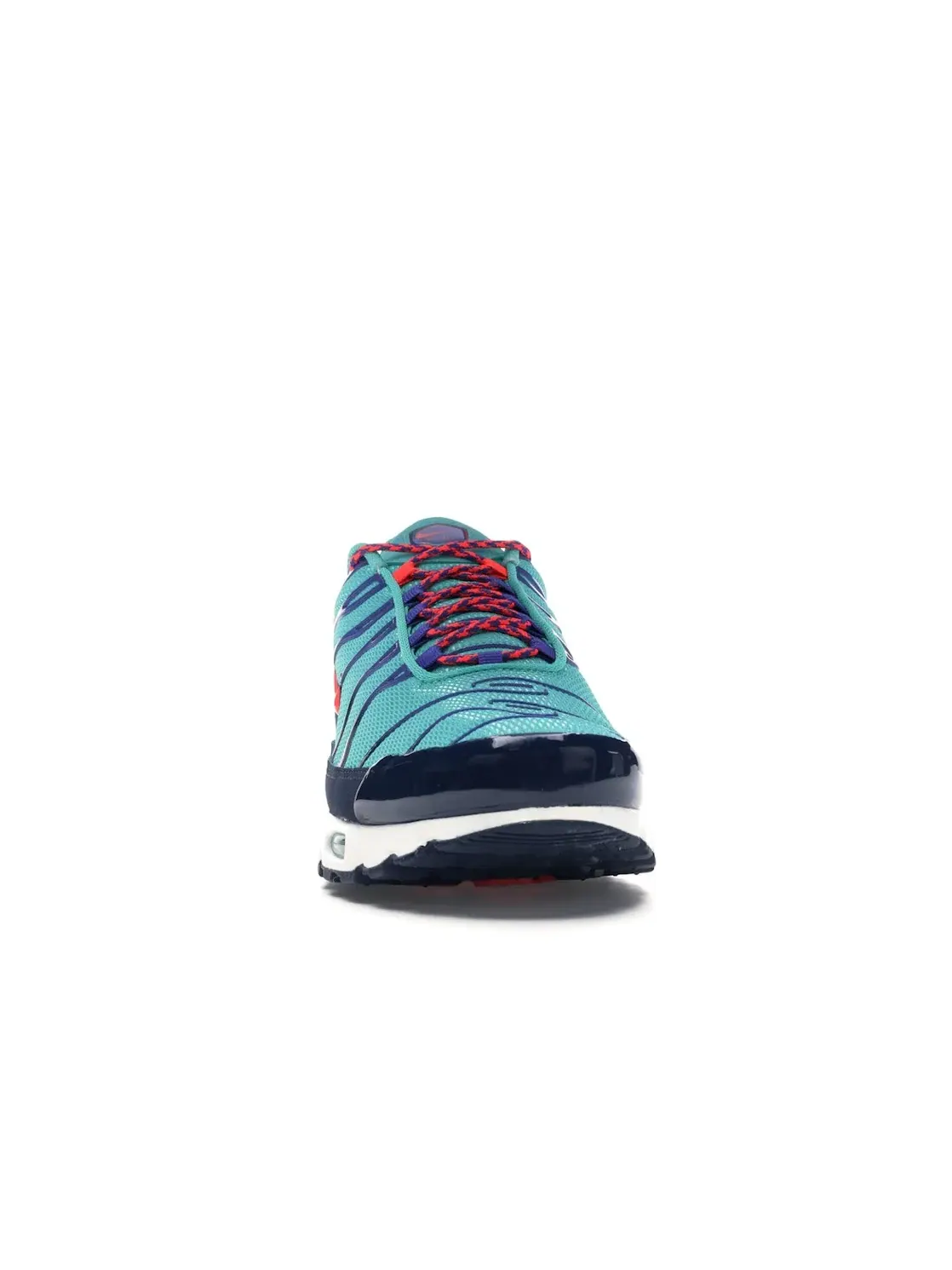 Мужские кроссовки Lifestyle с ярким дизайном Nike Air Max Plus Nike, Hyper Jade/Flash Crimson-Obsidian — изображение 2 из 4