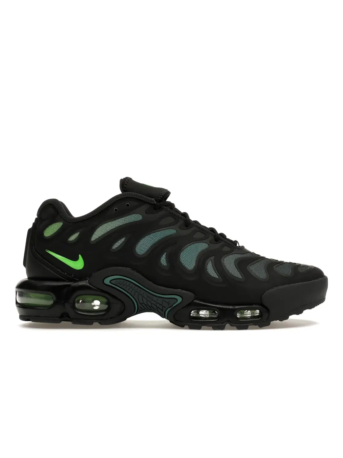 Мужские кроссовки с контрастными акцентами Nike Air Max Plus Drift — изображение 1 из 4, черный/зеленый