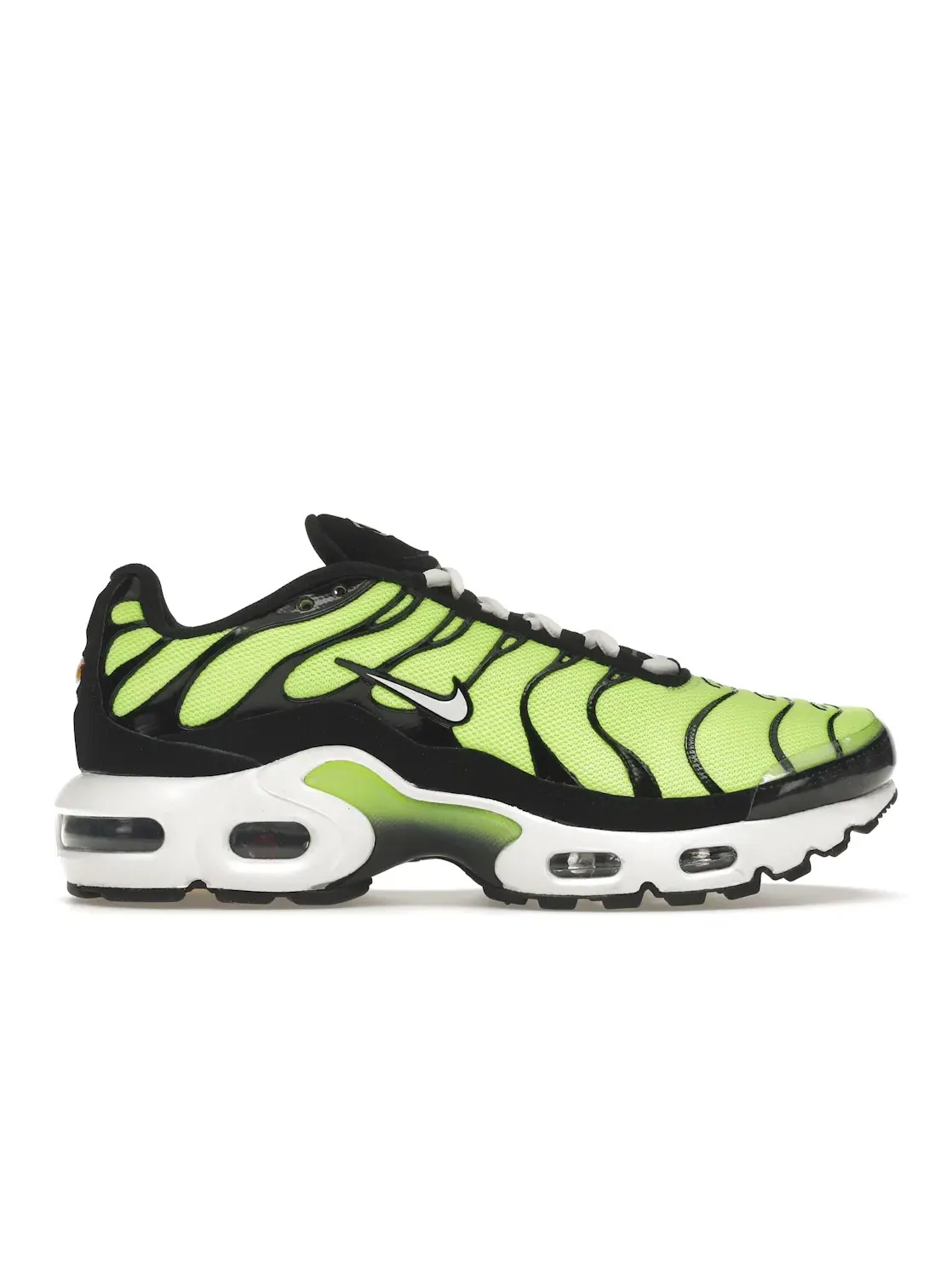 Детские кроссовки Lifestyle Nike Air Max Plus Hot Lime — изображение 1 из 4, черный/белый