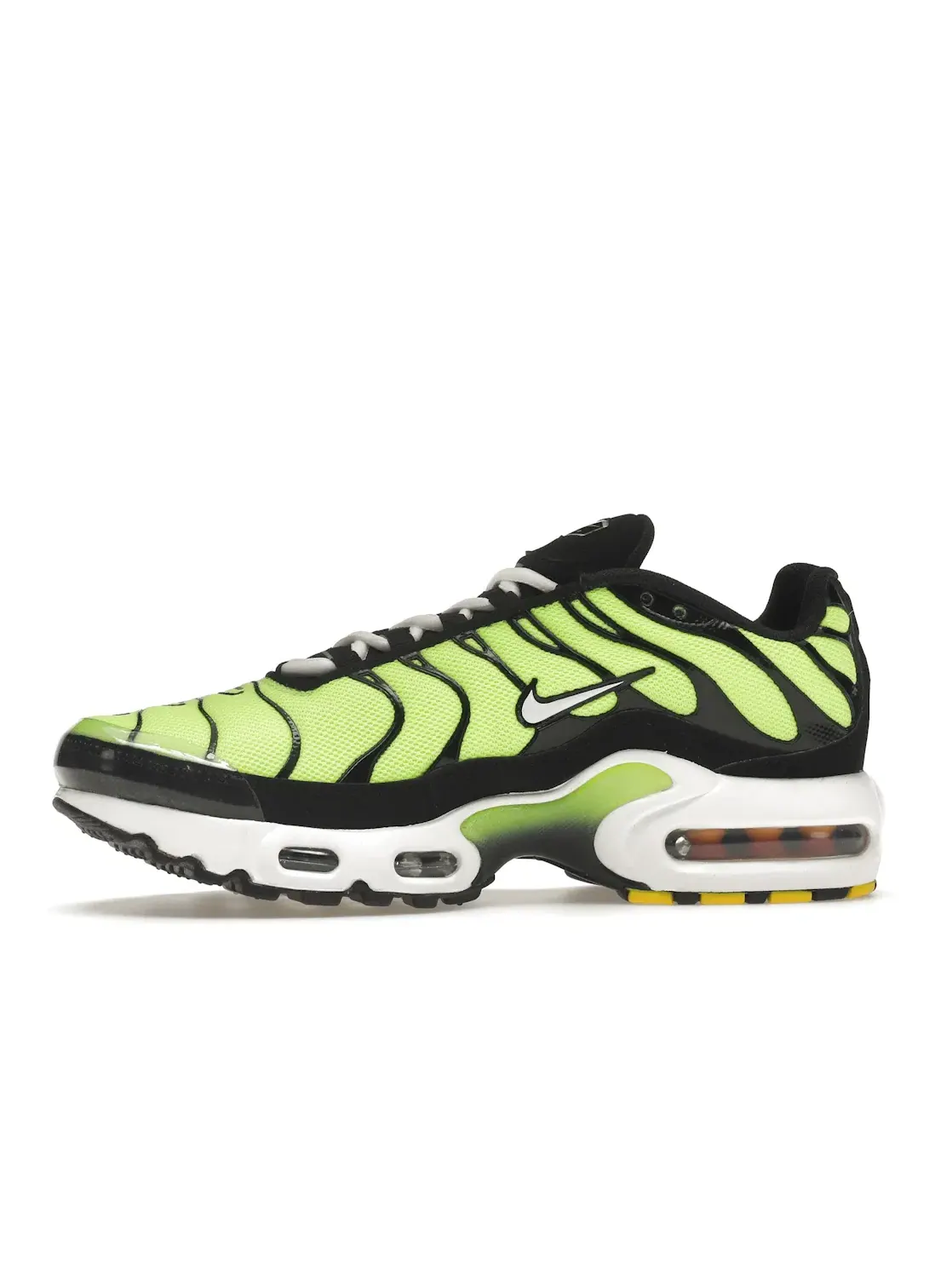 Детские кроссовки Lifestyle Nike Air Max Plus Hot Lime — изображение 3 из 4, черный/белый