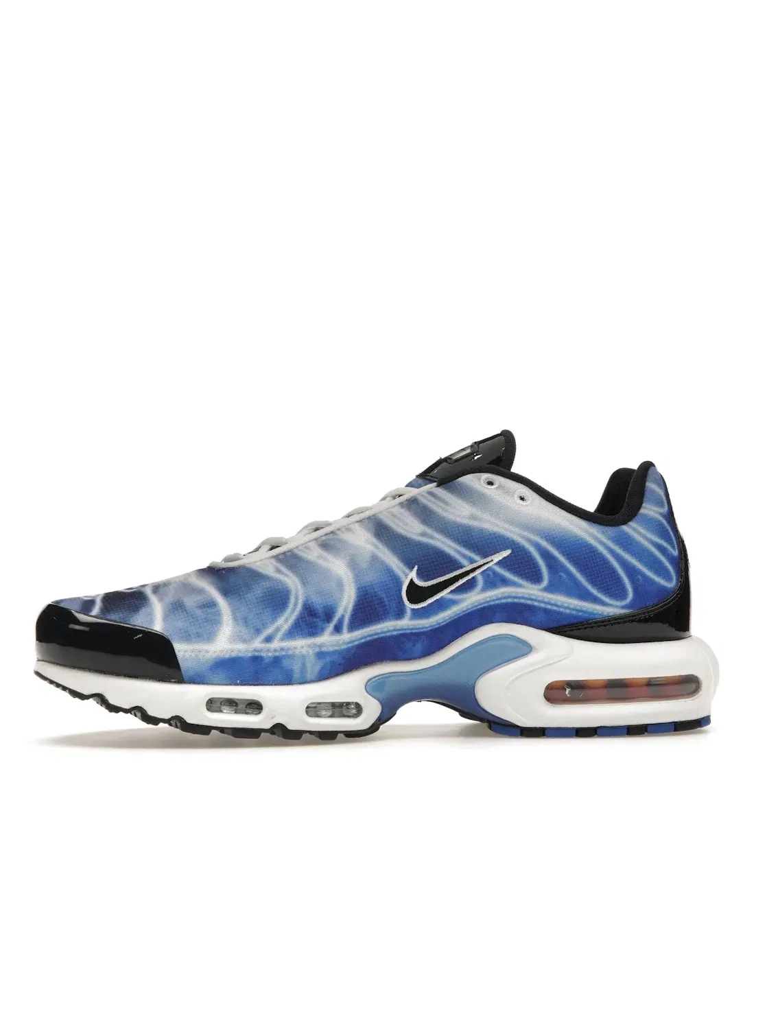 Мужские кроссовки с дизайном световых полос Nike Air Max Plus — изображение 3 из 4, черный//синий