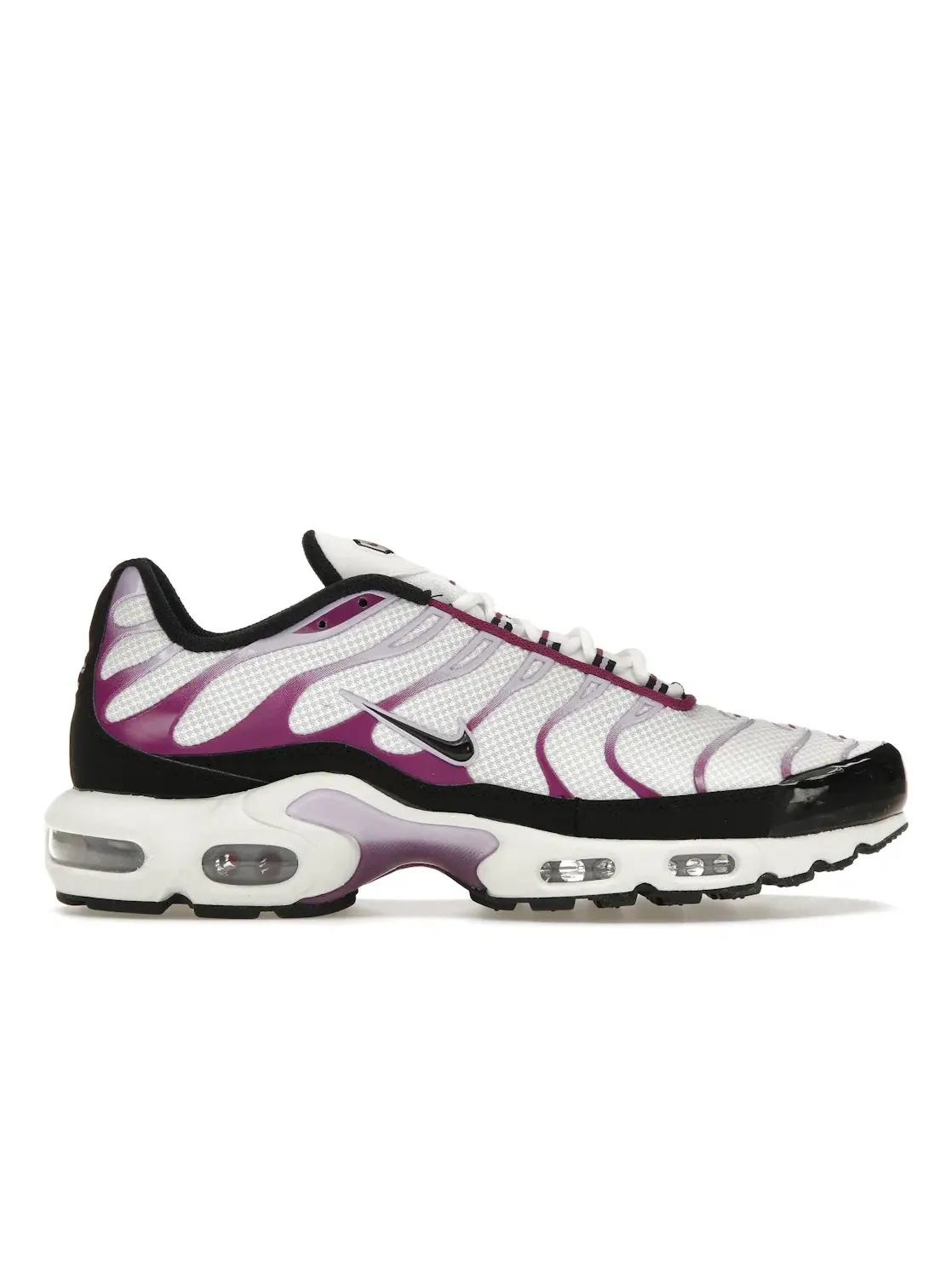 Мужские кроссовки с амортизацией Nike Air Max Plus — изображение 1 из 4, белый/черный