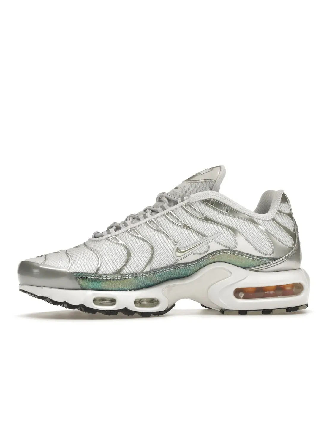 Мужские кроссовки Lifestyle Nike Air Max Plus — изображение 3 из 4, белый/металлик зеленый