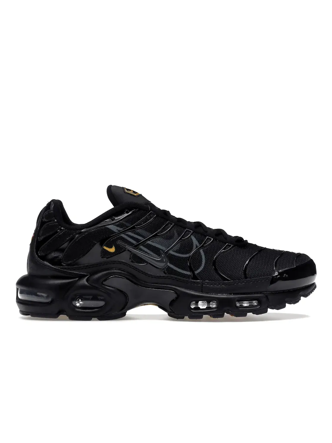 Мужские кроссовки Lifestyle с принтом Nike Air Max Plus Nike — изображение 1 из 4, черный//золотистый
