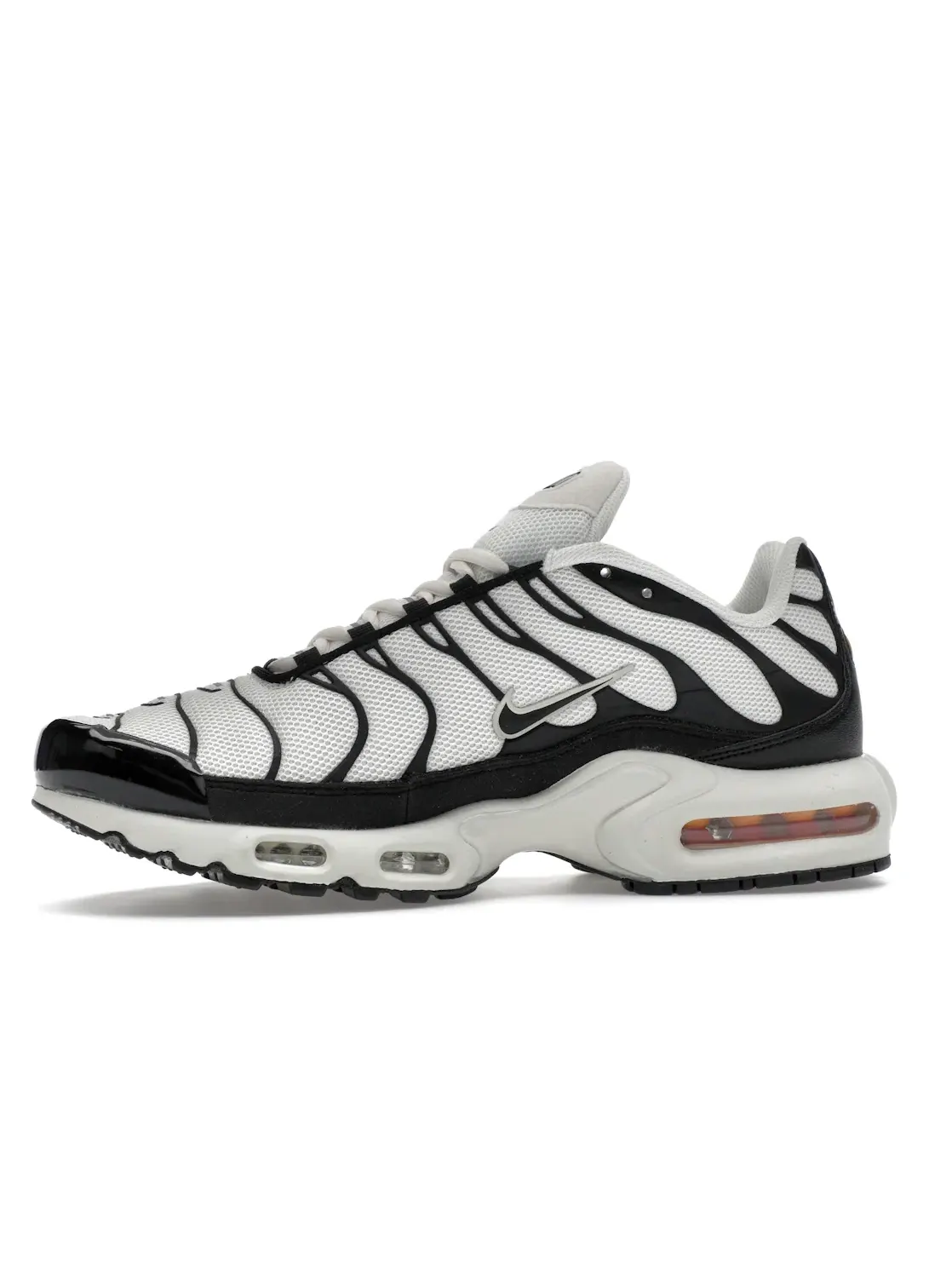 Мужские кроссовки с контрастным дизайном Nike Air Max Plus — изображение 3 из 4, черный серебристый