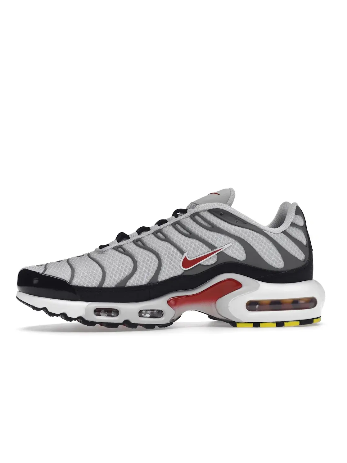 Мужские кроссовки с амортизацией Nike Air Max Plus — изображение 3 из 4, серый/черный/красный