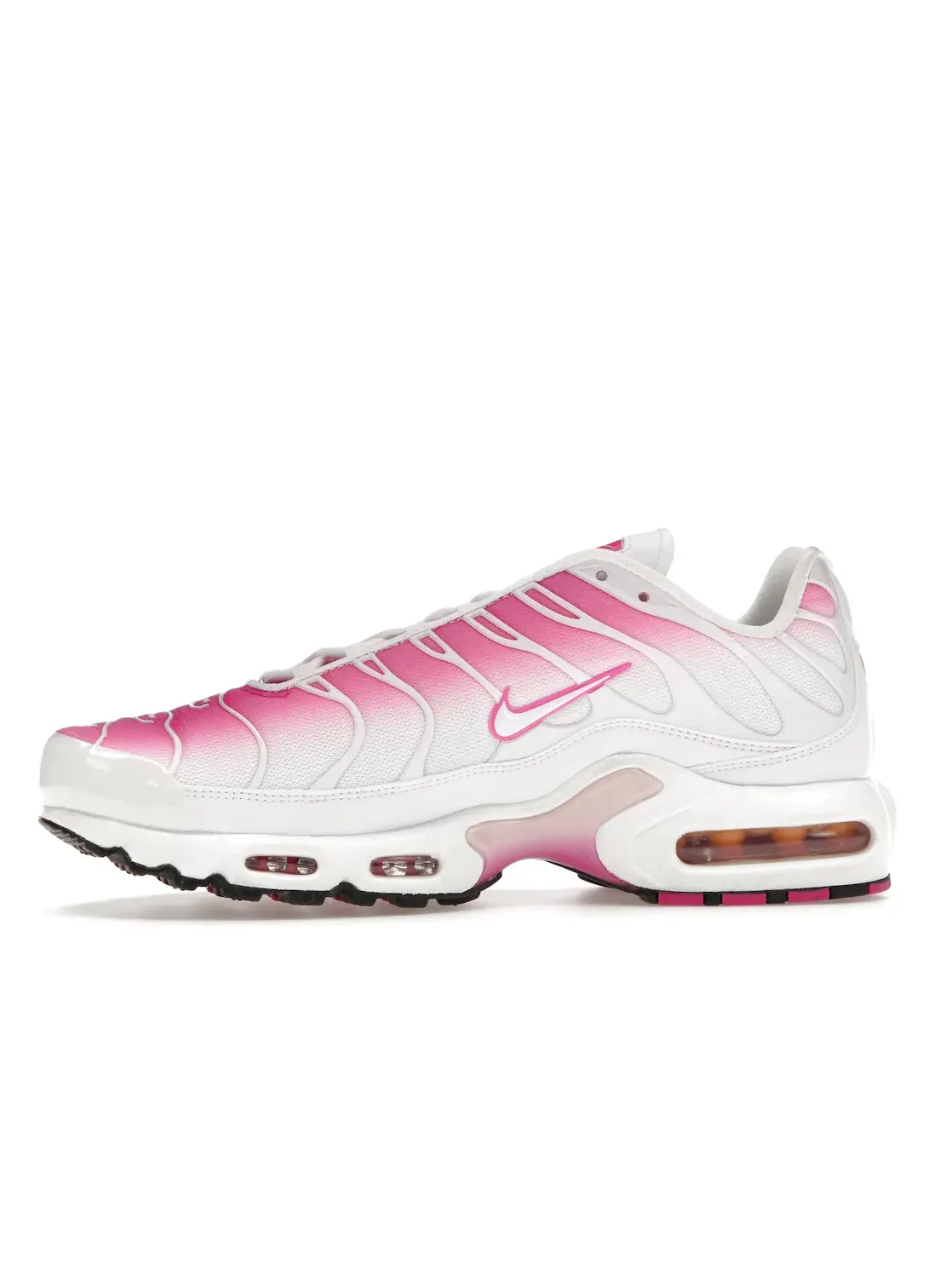 Женские кроссовки с градиентом Nike Air Max Plus — изображение 3 из 4, белый/белый/розовый