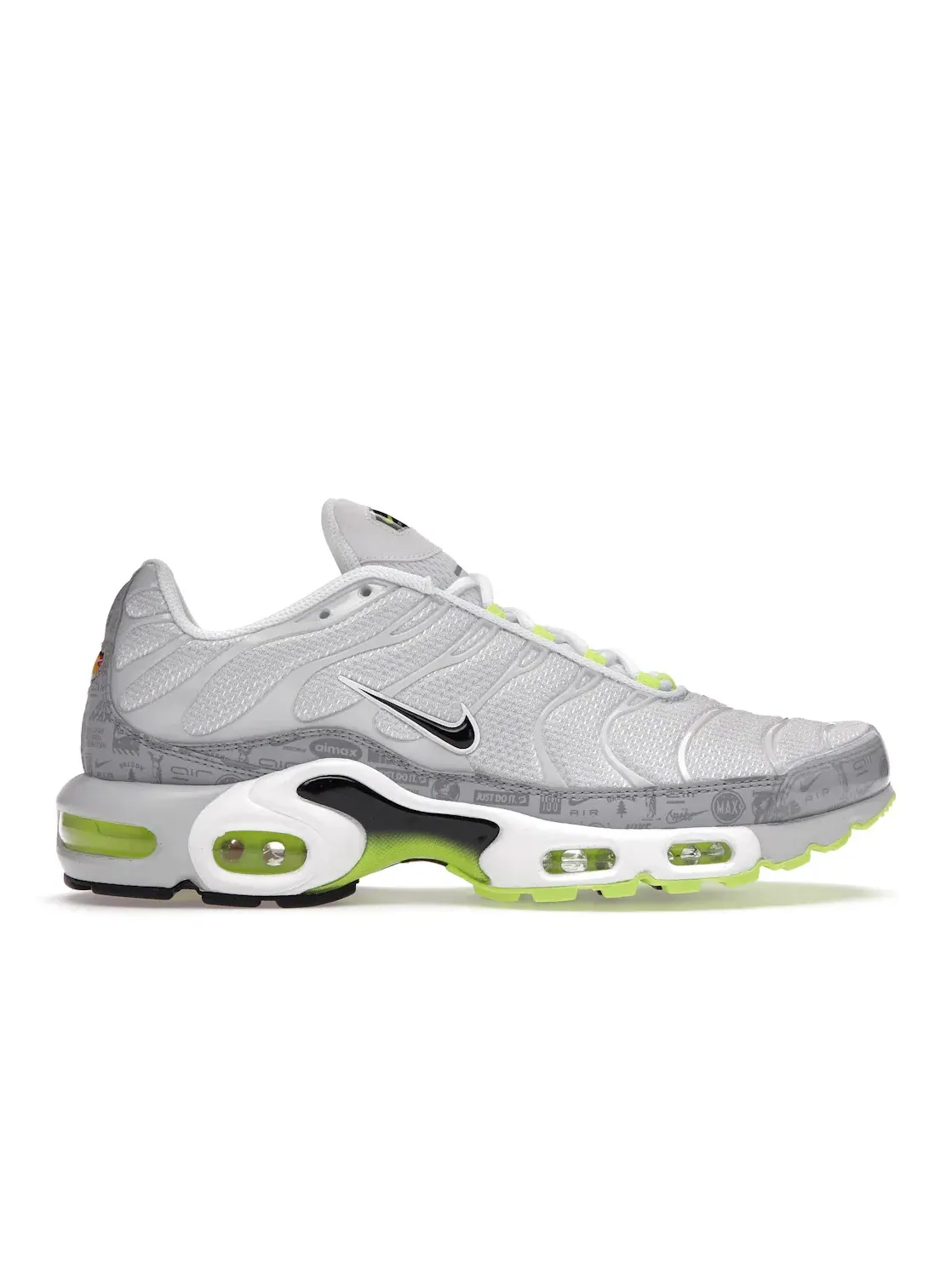 Мужские кроссовки Lifestyle Nike Air Max Plus — изображение 1 из 4, серый белый черный