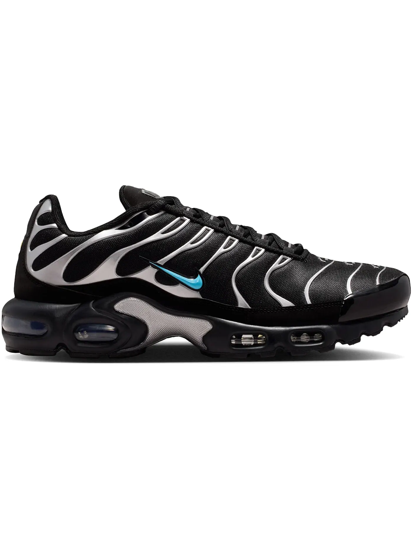 Мужские кроссовки Lifestyle Nike Air Max Plus Premium — изображение 1 из 1, черный//синий